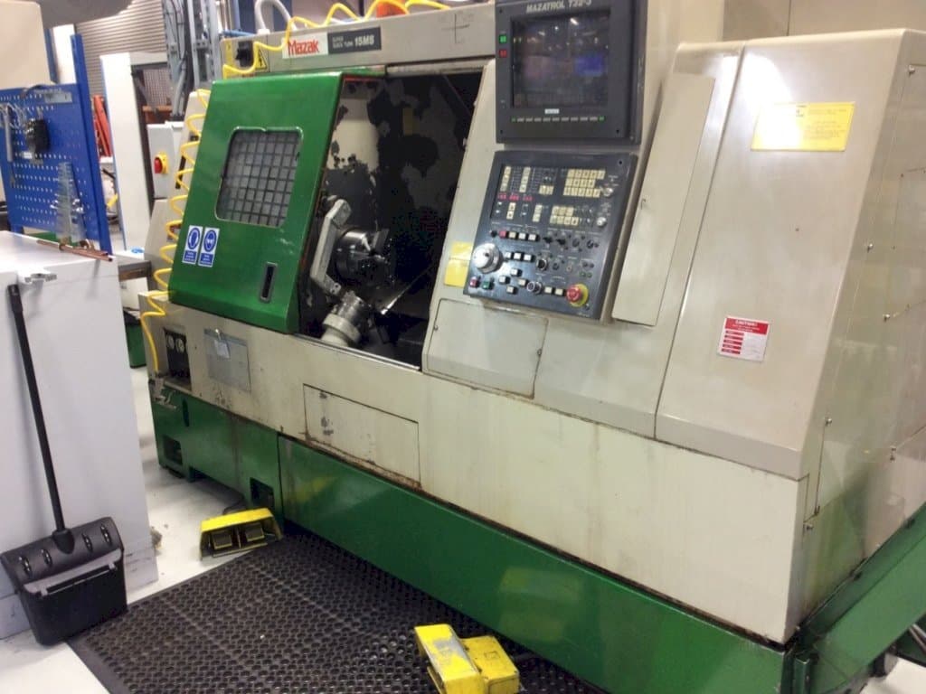 Mazak Super QuickTurn 15MS Mašinos vaizdas iš priekio
