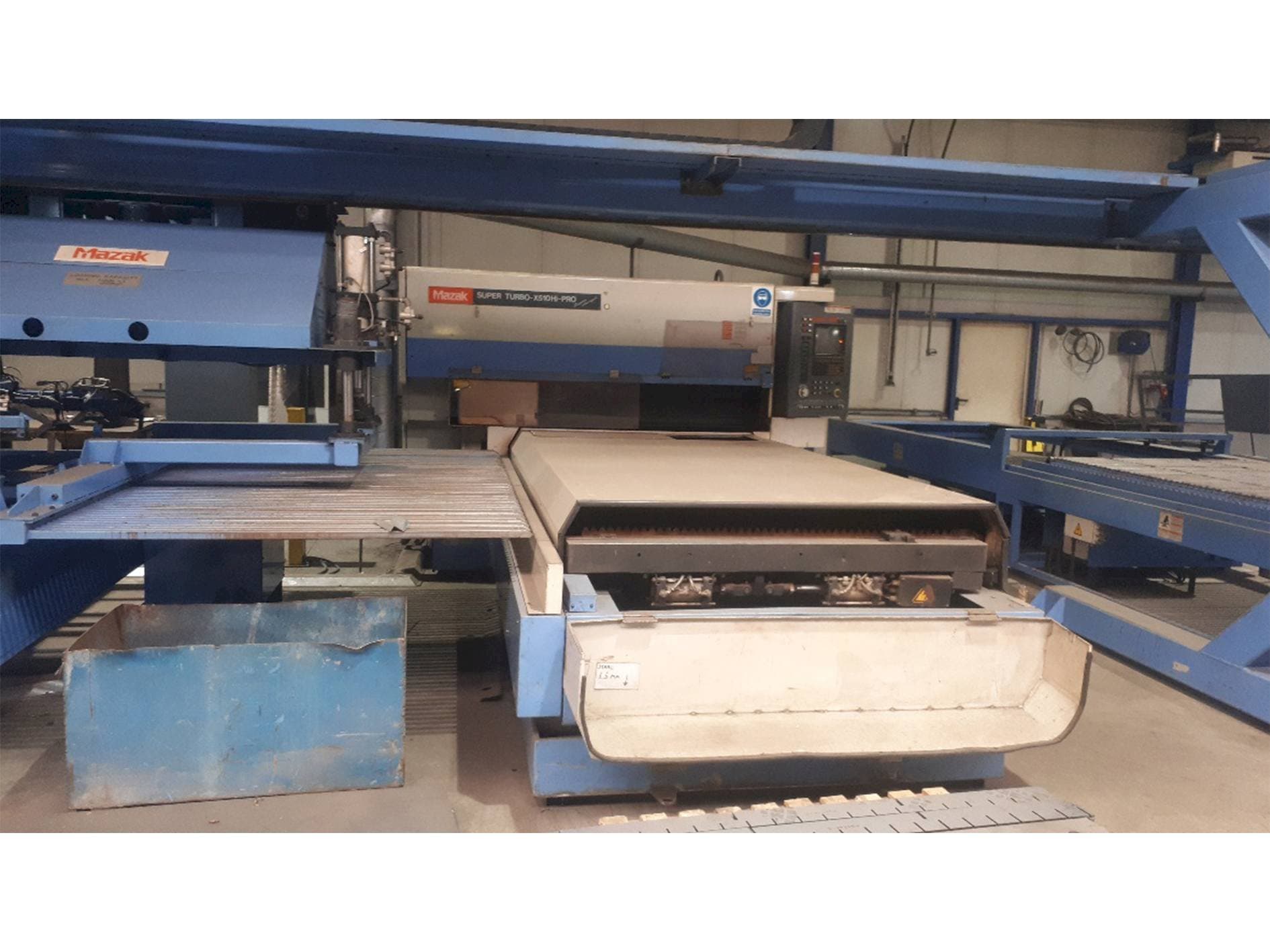 Mazak Super Turbo X510 HI-Pro Mašinos vaizdas iš priekio