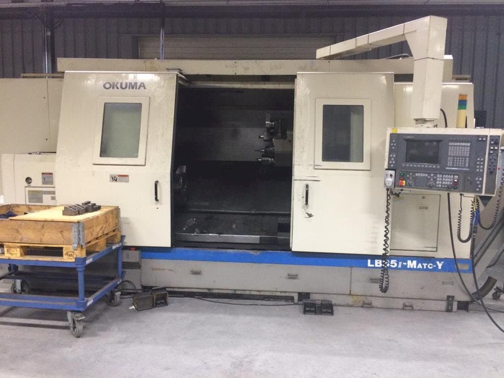 Okuma LB35 II Mašinos vaizdas iš priekio