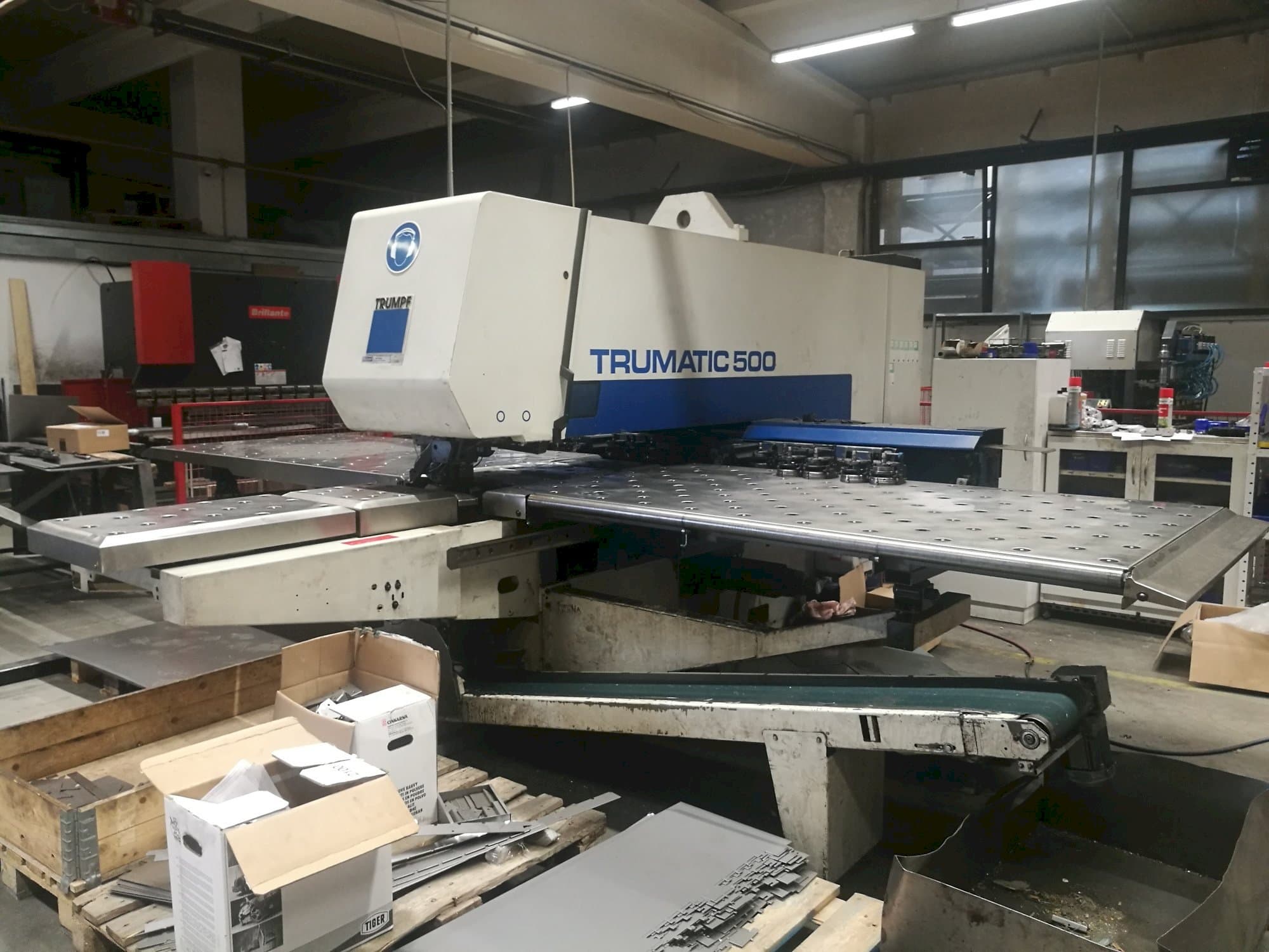 Trumpf Trumatic 500 Mašinos vaizdas iš priekio