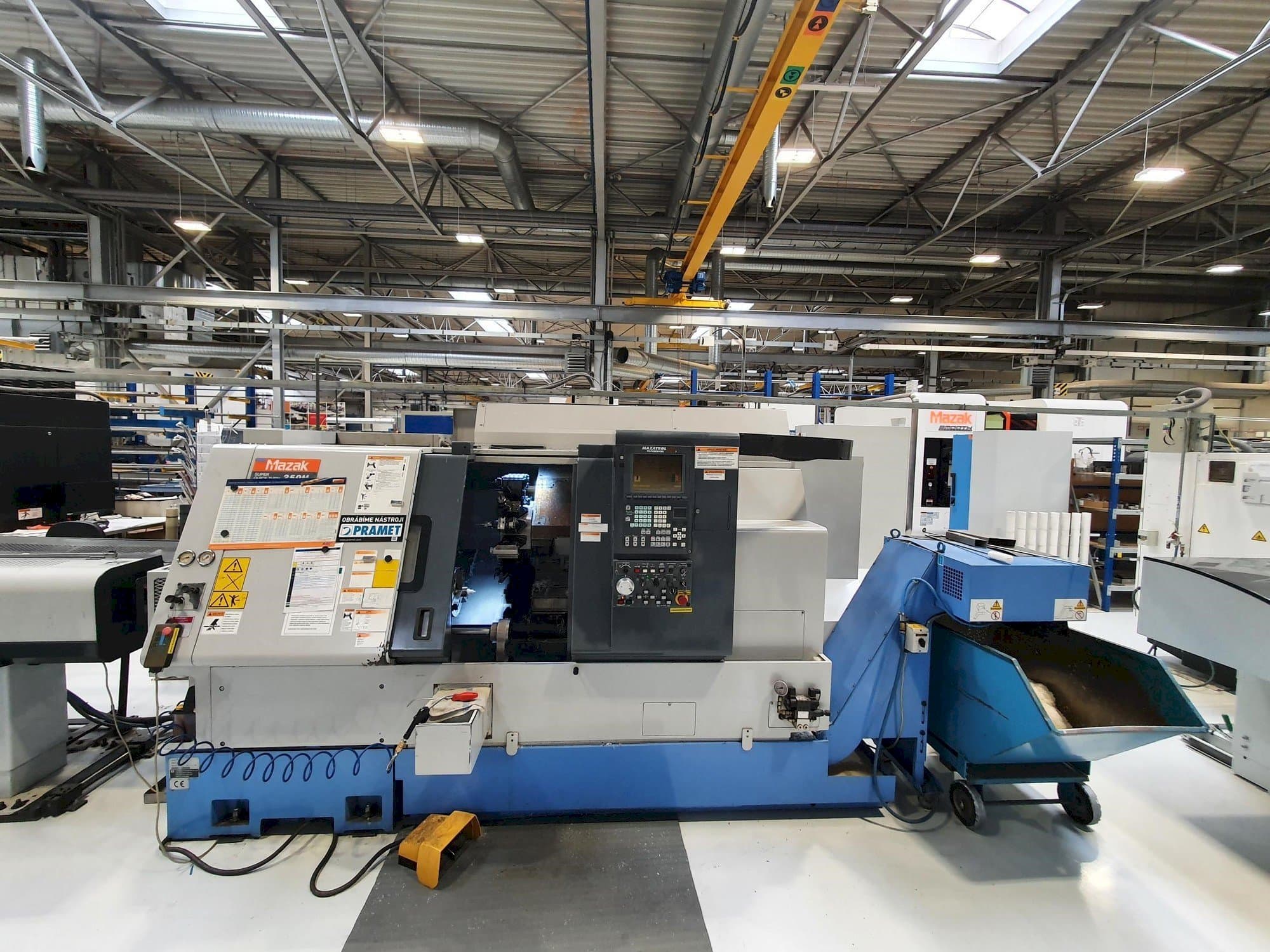Mazak SQT-250M 1000L Mašinos vaizdas iš priekio