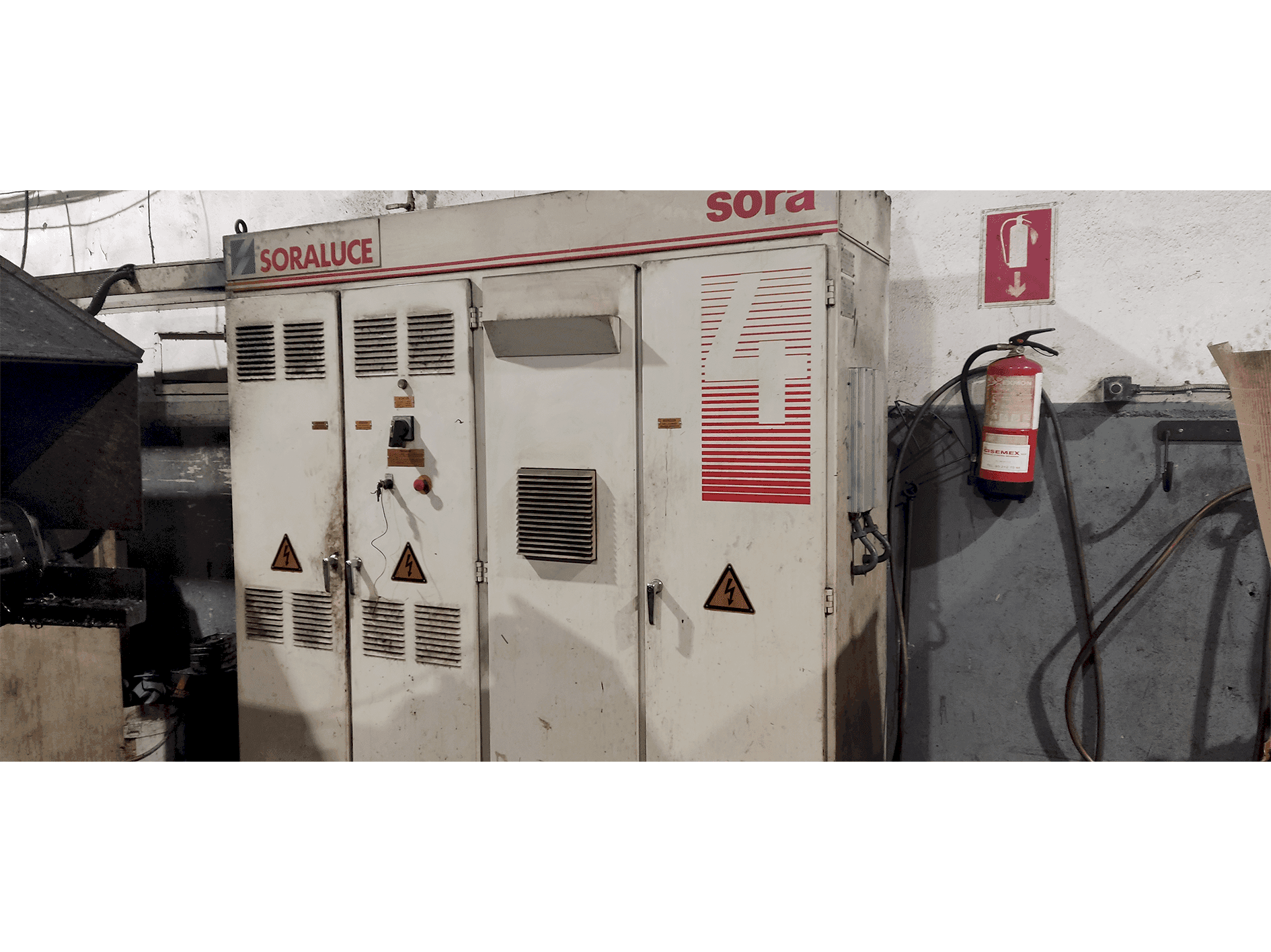 Soraluce SORA 4 Mašinos vaizdas iš priekio