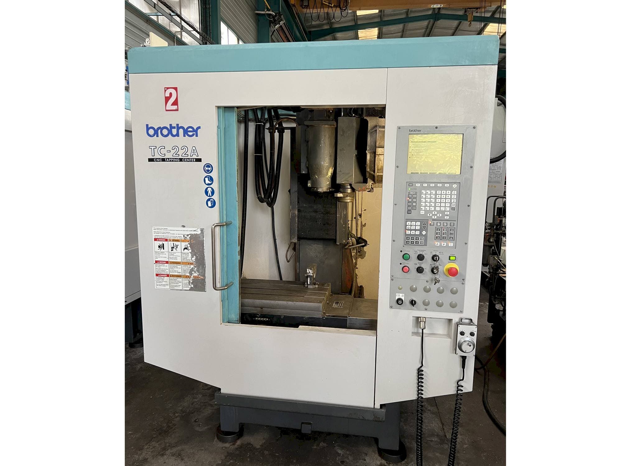 Brother TC-22A Mašinos vaizdas iš priekio