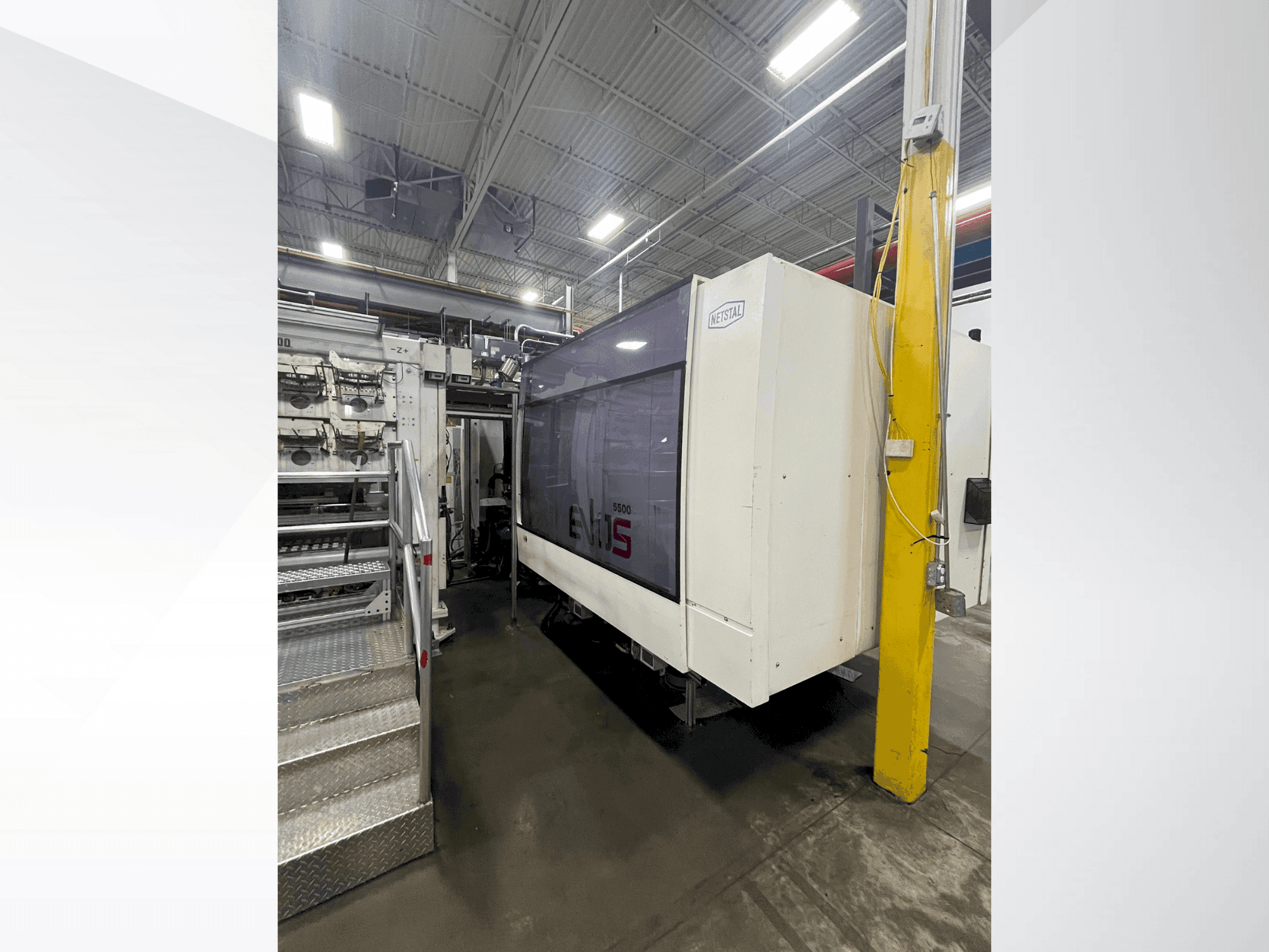 Netstal EVOS 5500-2900 Speed Mašinos vaizdas iš priekio