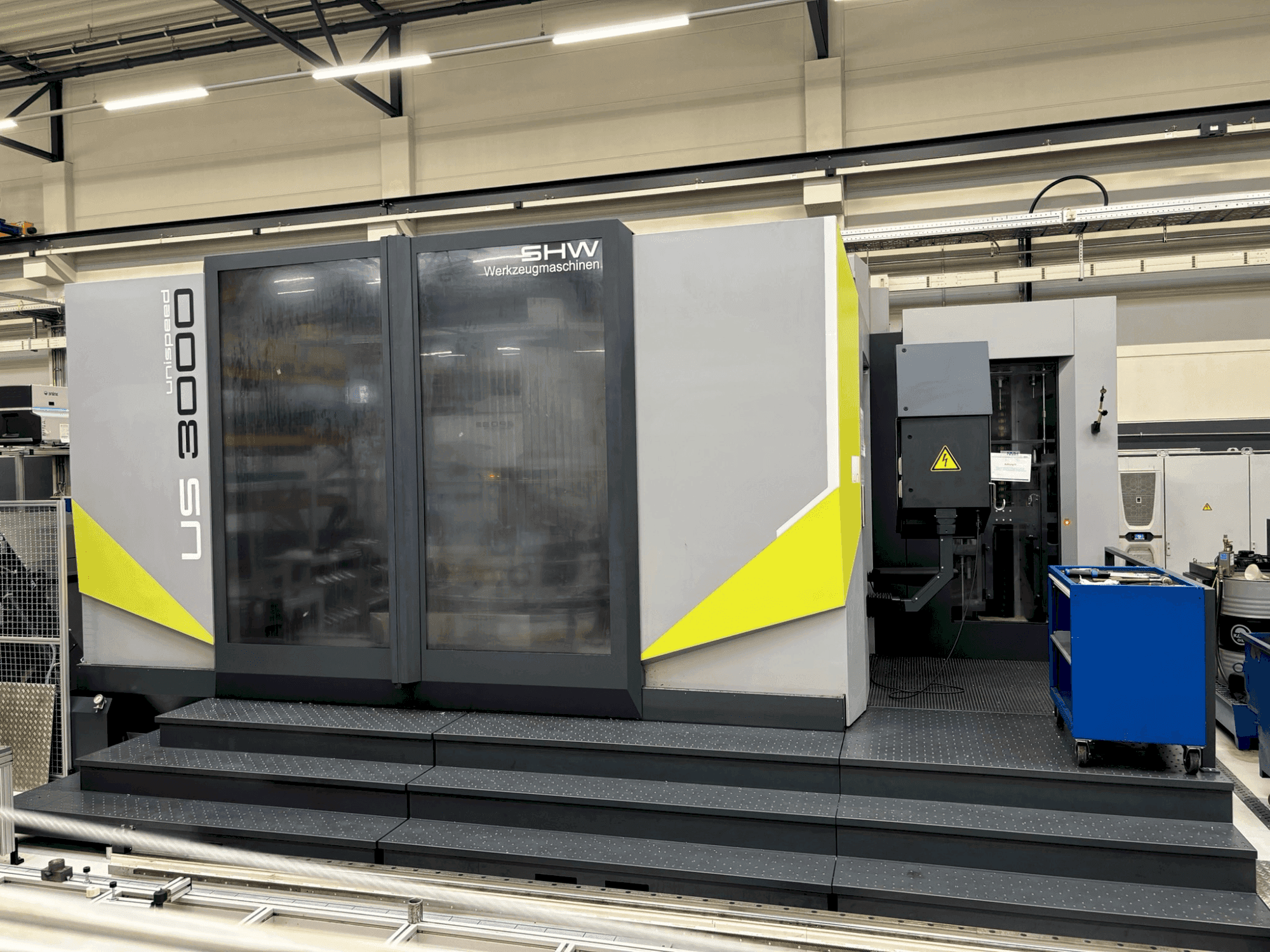 SHW Unispeed 3000 Mašinos vaizdas iš priekio