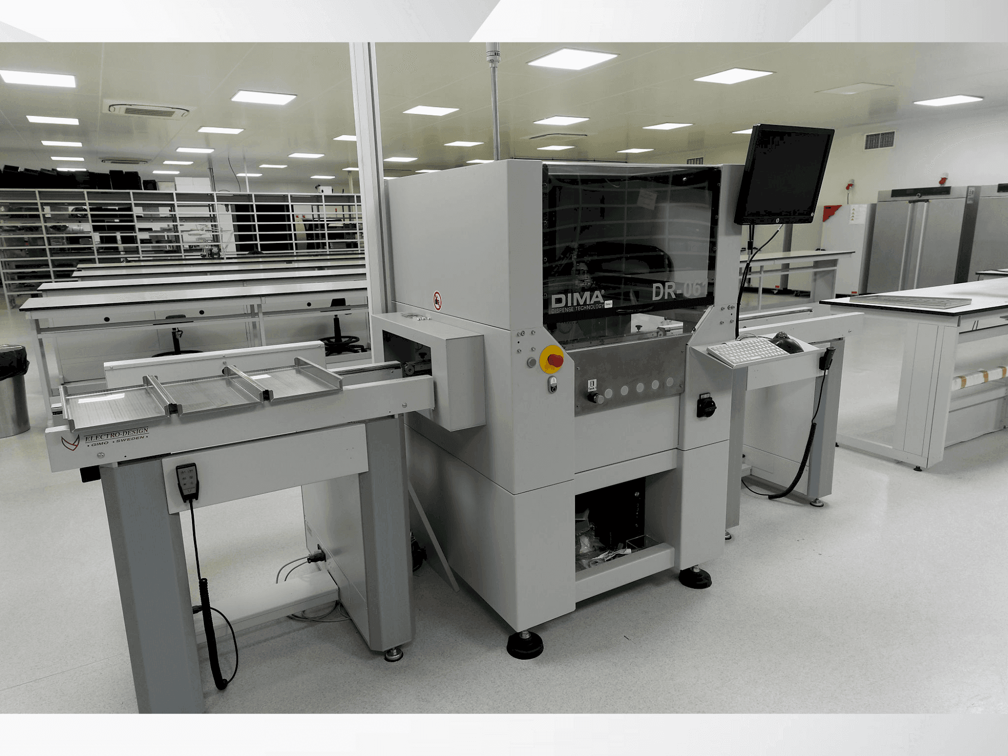 DIMA DR-061 Mašinos vaizdas iš priekio