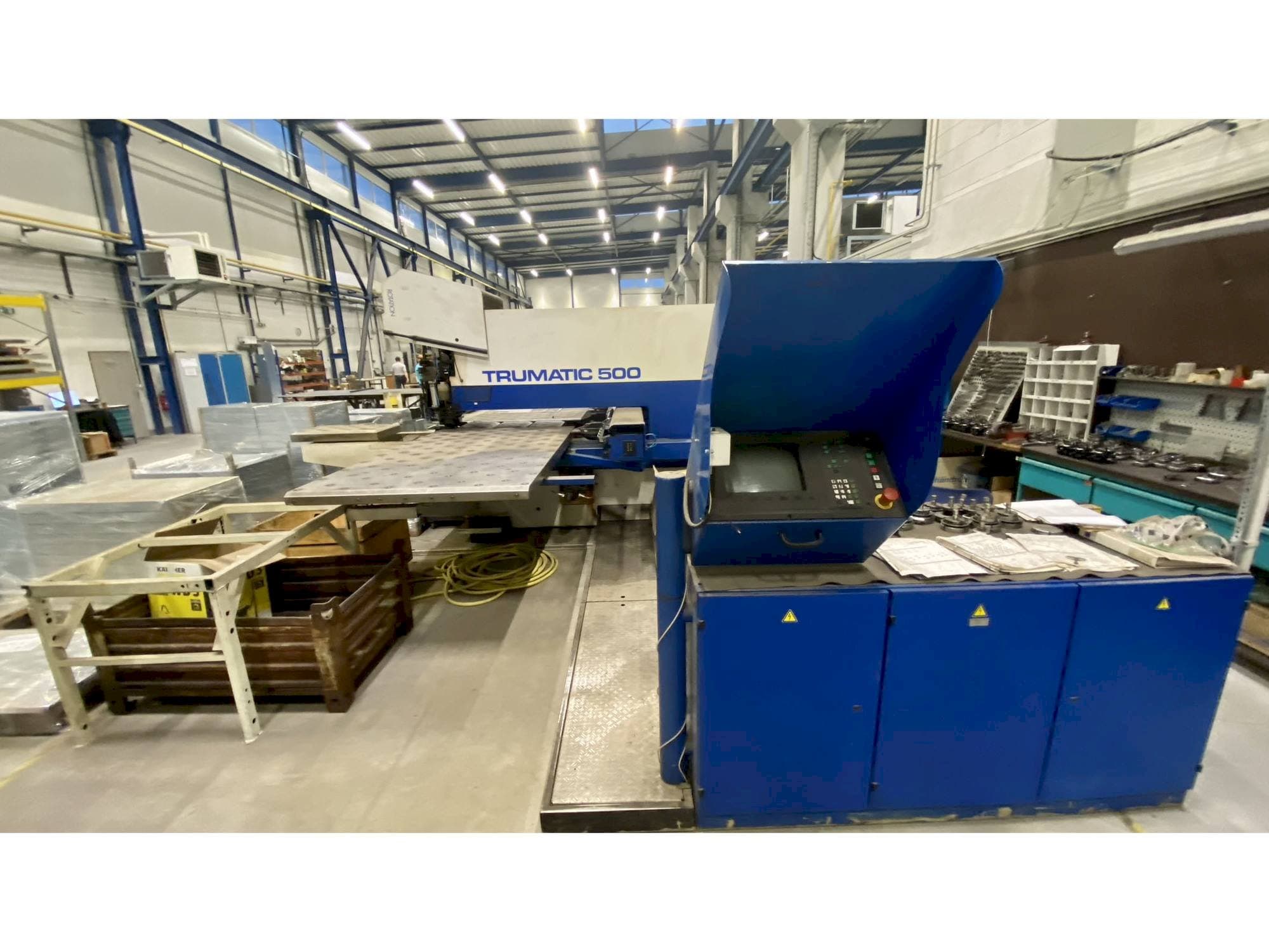 Trumpf Trumatic 500R Mašinos vaizdas iš priekio