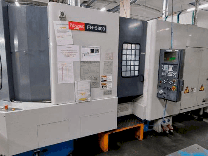 Mazak FH 5800 Mašinos vaizdas iš priekio
