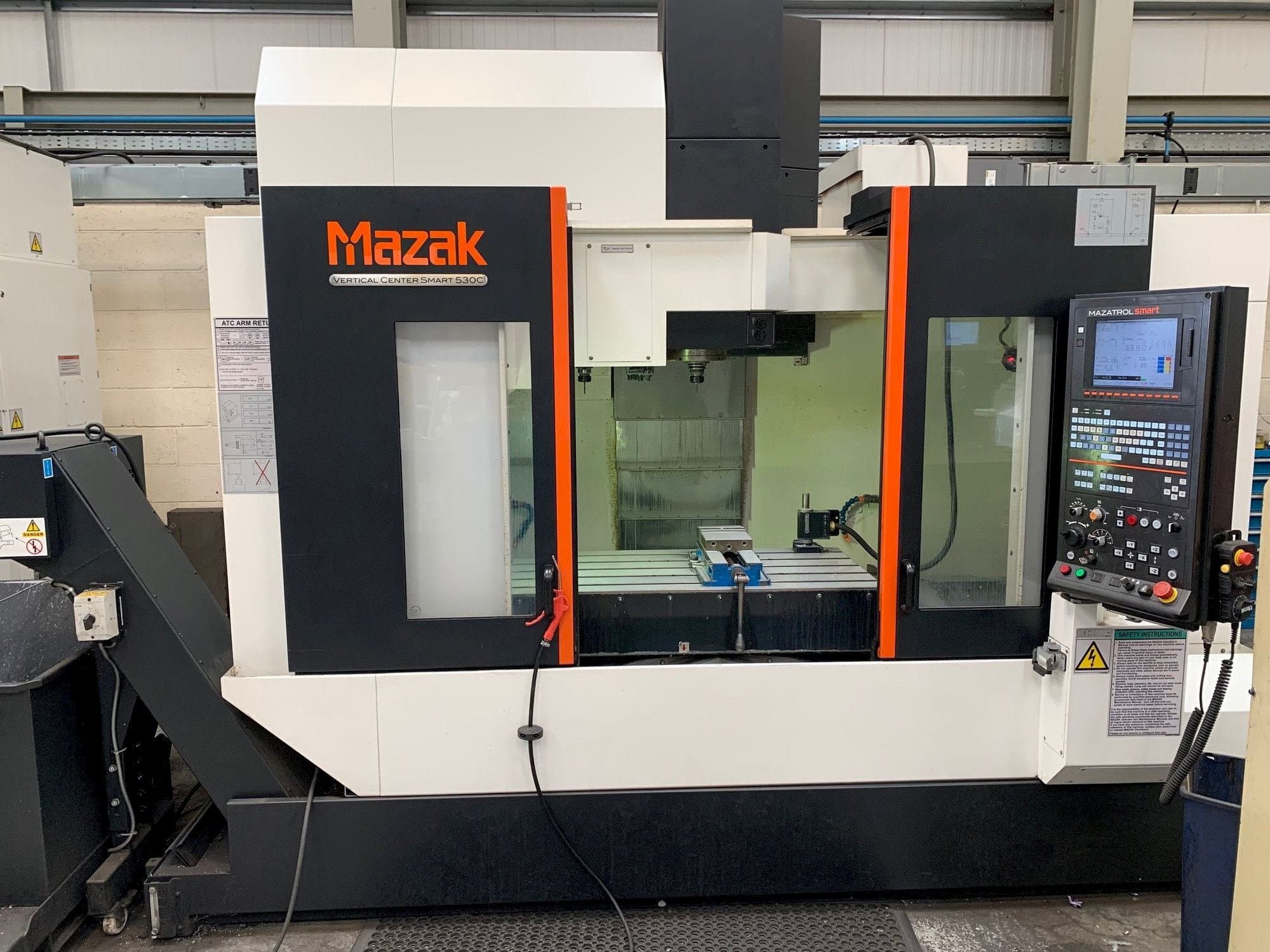 Mazak Smart 530C Mašinos vaizdas iš priekio