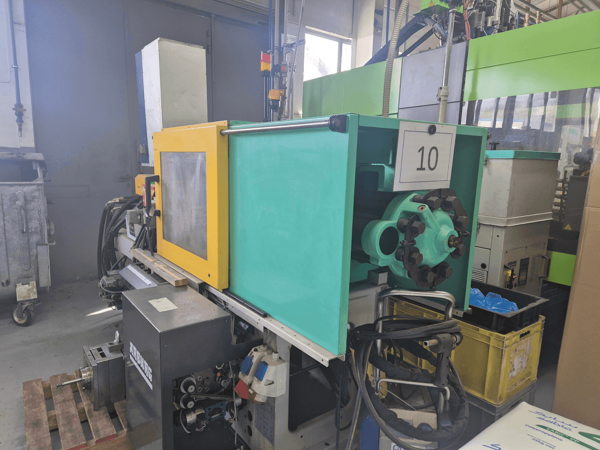 Arburg Allrounder 270 C 400-70 Mašinos vaizdas iš priekio