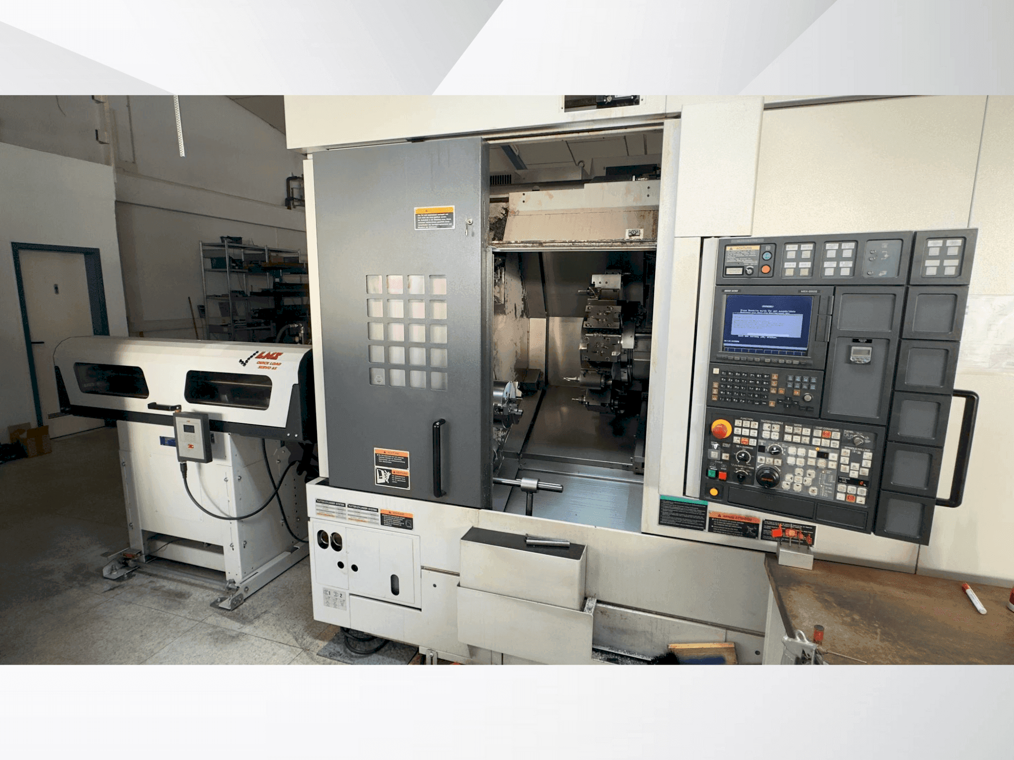 MORI SEIKI NL 2000 SY /500 Mašinos vaizdas iš priekio
