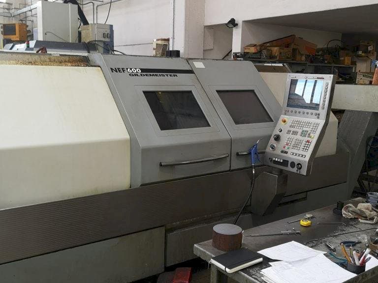 Gildemeister NEF 600 Mašinos vaizdas iš priekio