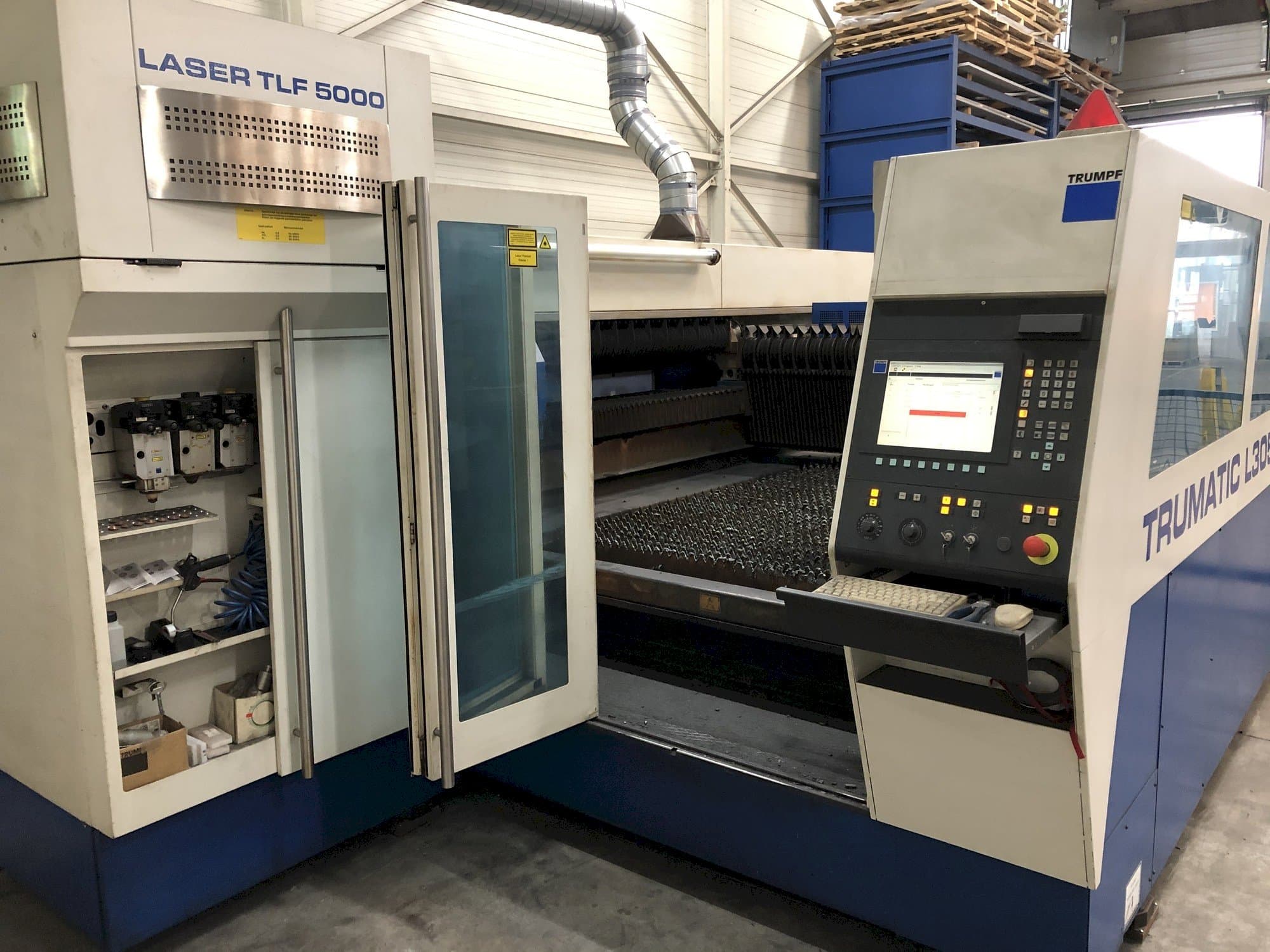 Trumpf Trumatic L3050 Mašinos vaizdas iš priekio