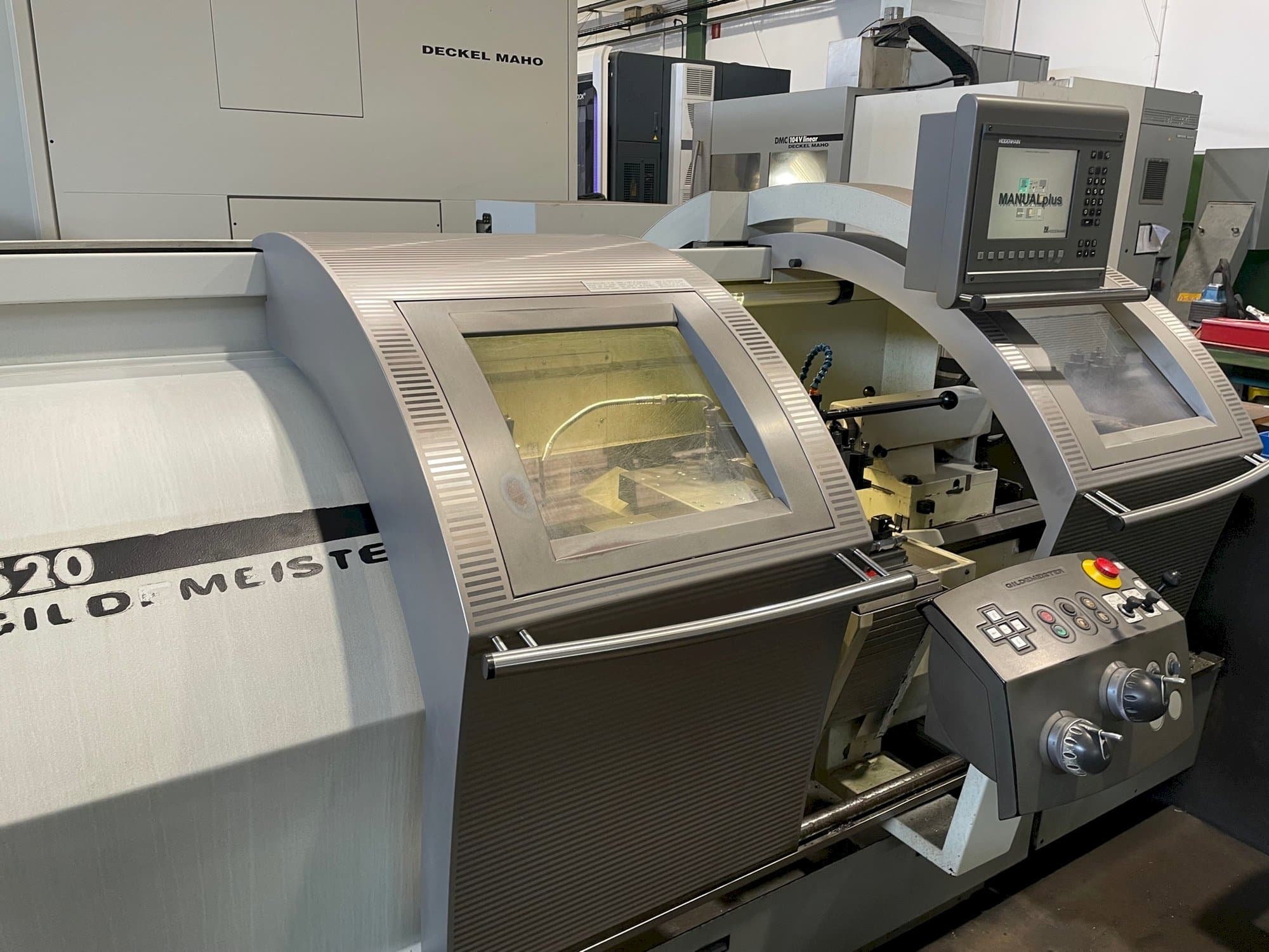 Gildemeister NEF 520 Mašinos vaizdas iš priekio