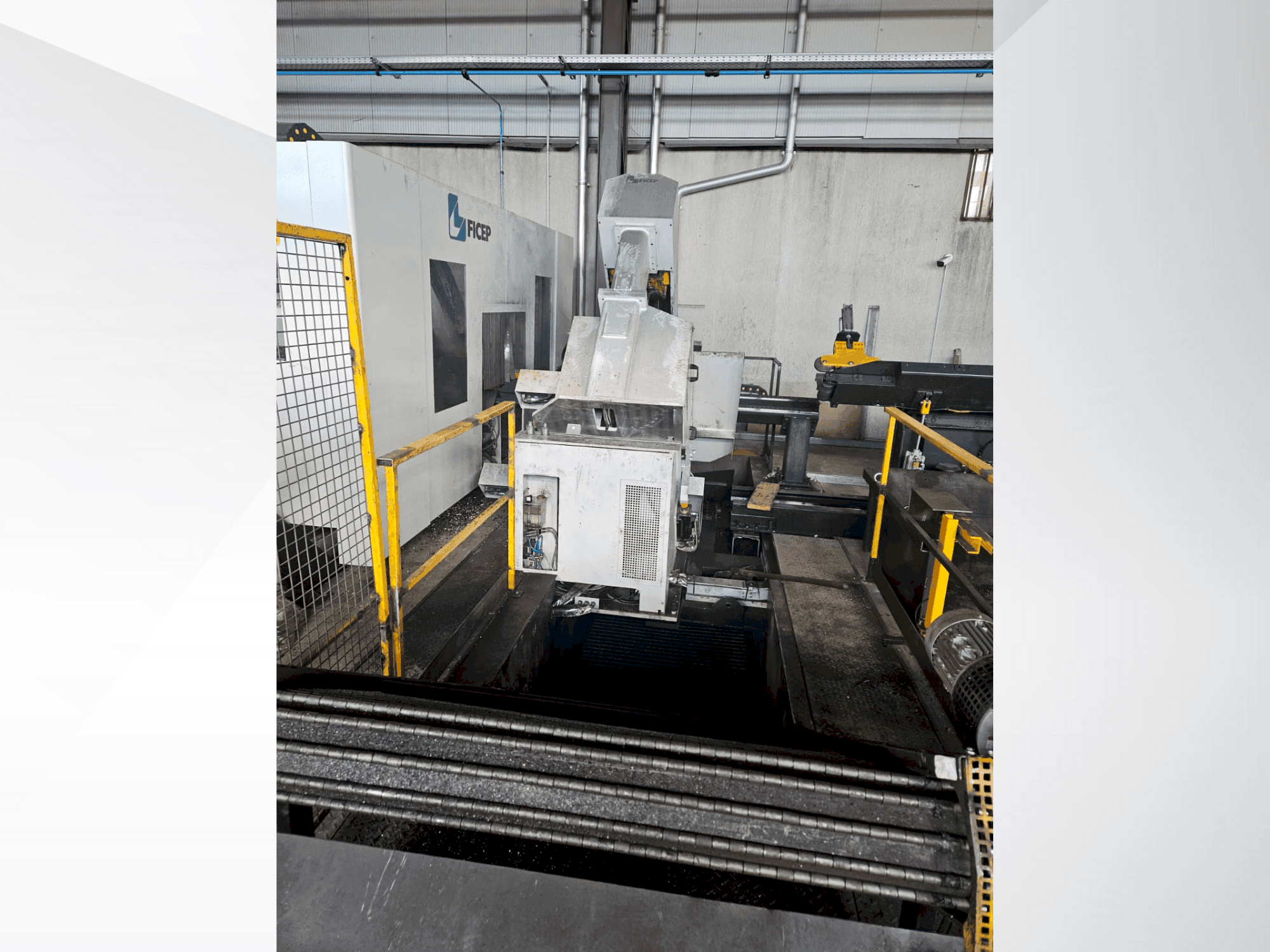 FICEP D50F Mašinos vaizdas iš priekio