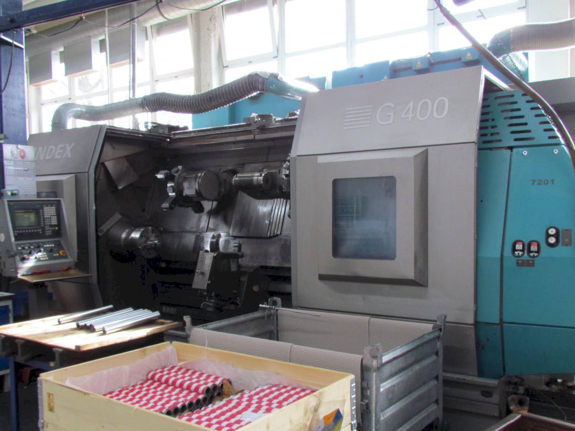 Index G400 Mašinos vaizdas iš priekio