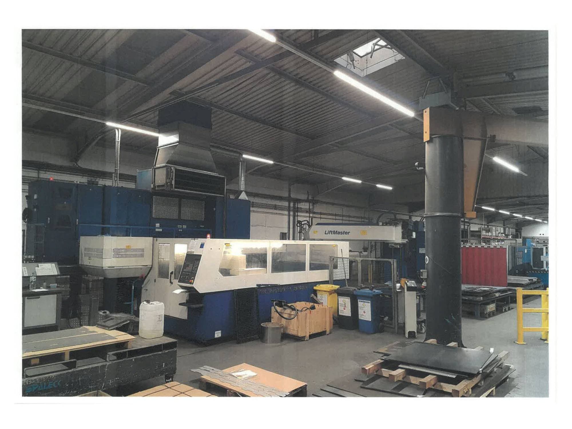 TRUMPF Laser 30/30 Mašinos vaizdas iš priekio