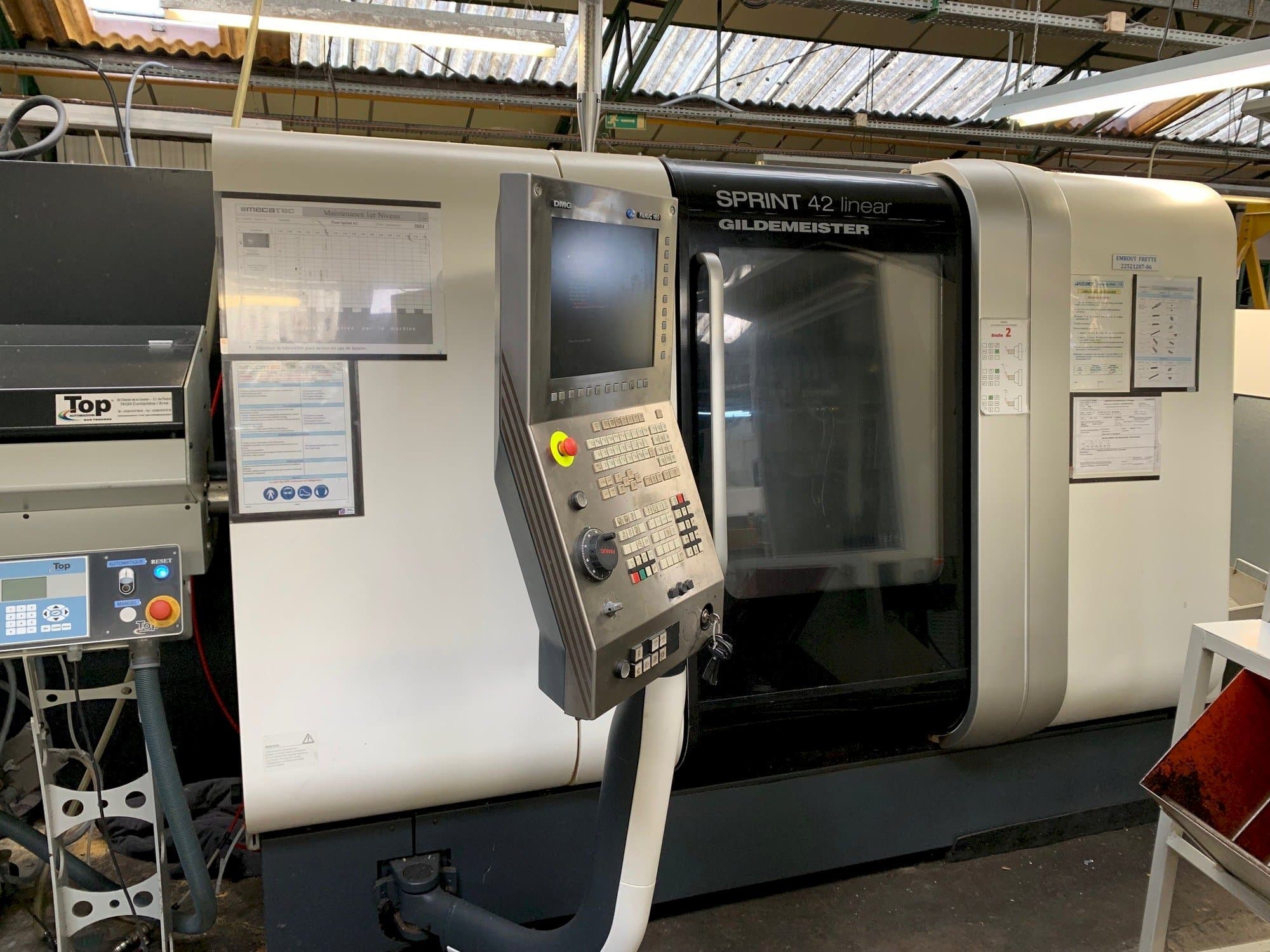 DMG SPRINT 42 linear Mašinos vaizdas iš priekio