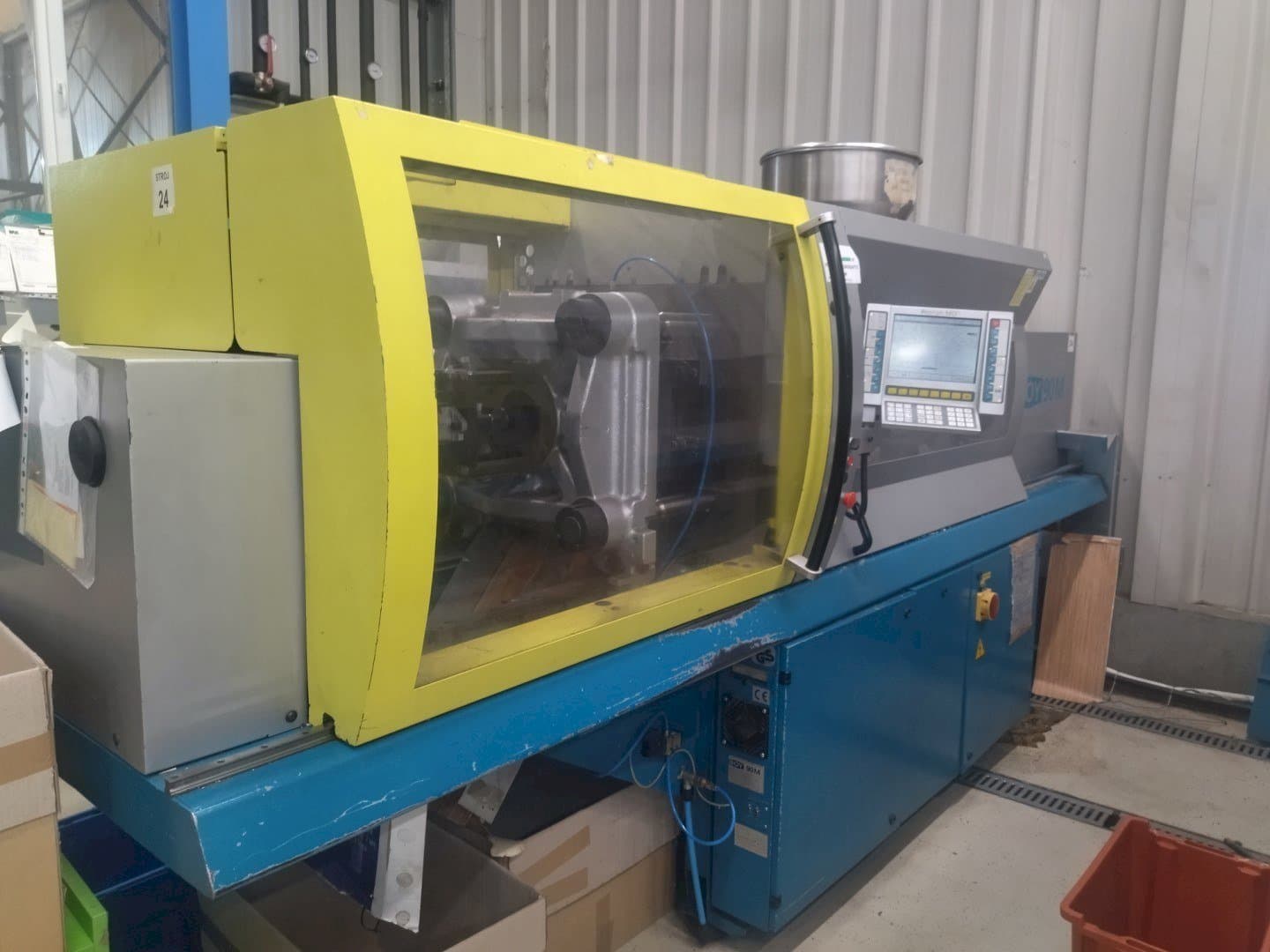 BOY 90M Mašinos vaizdas iš priekio