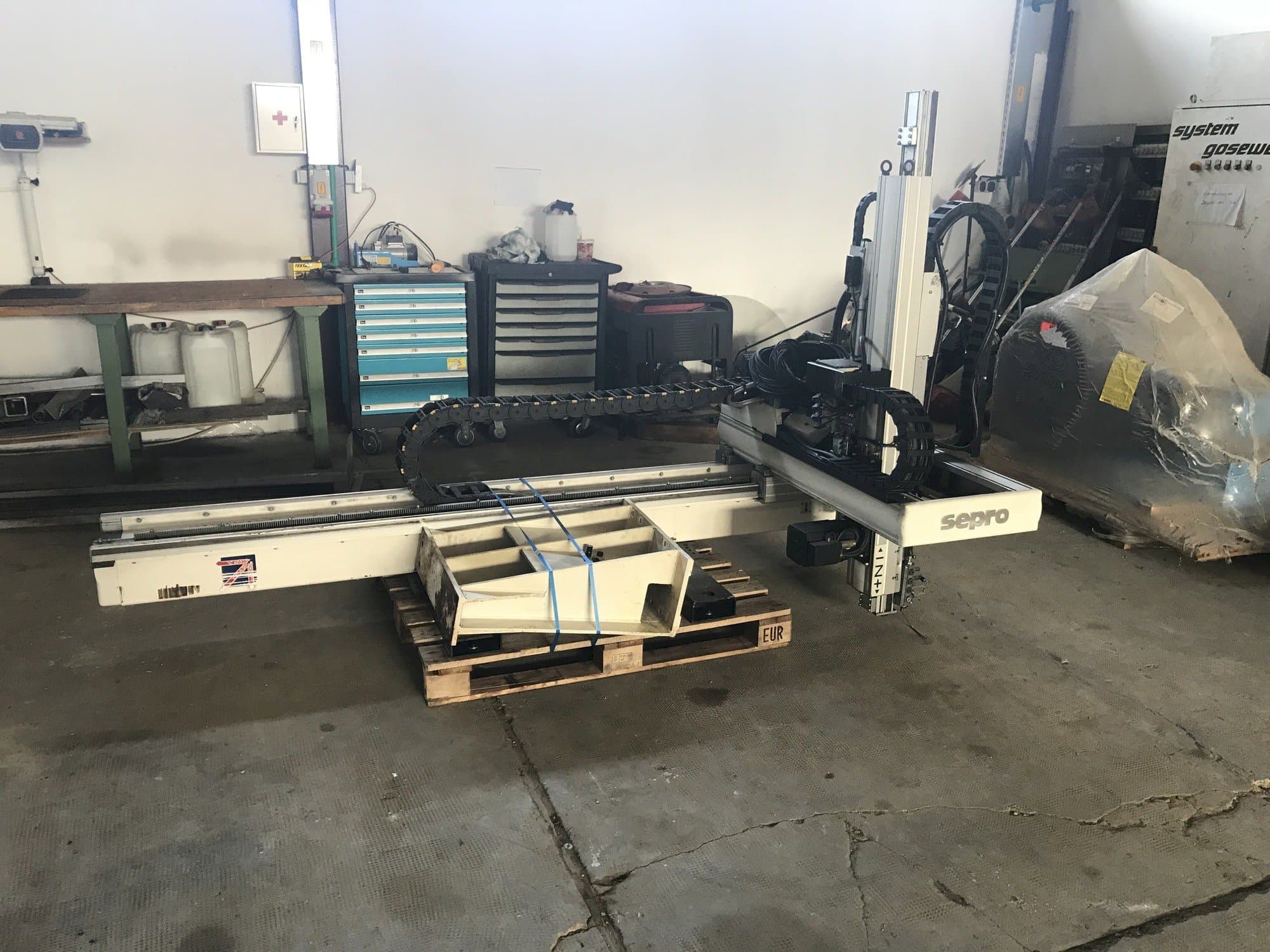 Sepro 3021 BZ Mašinos vaizdas iš priekio