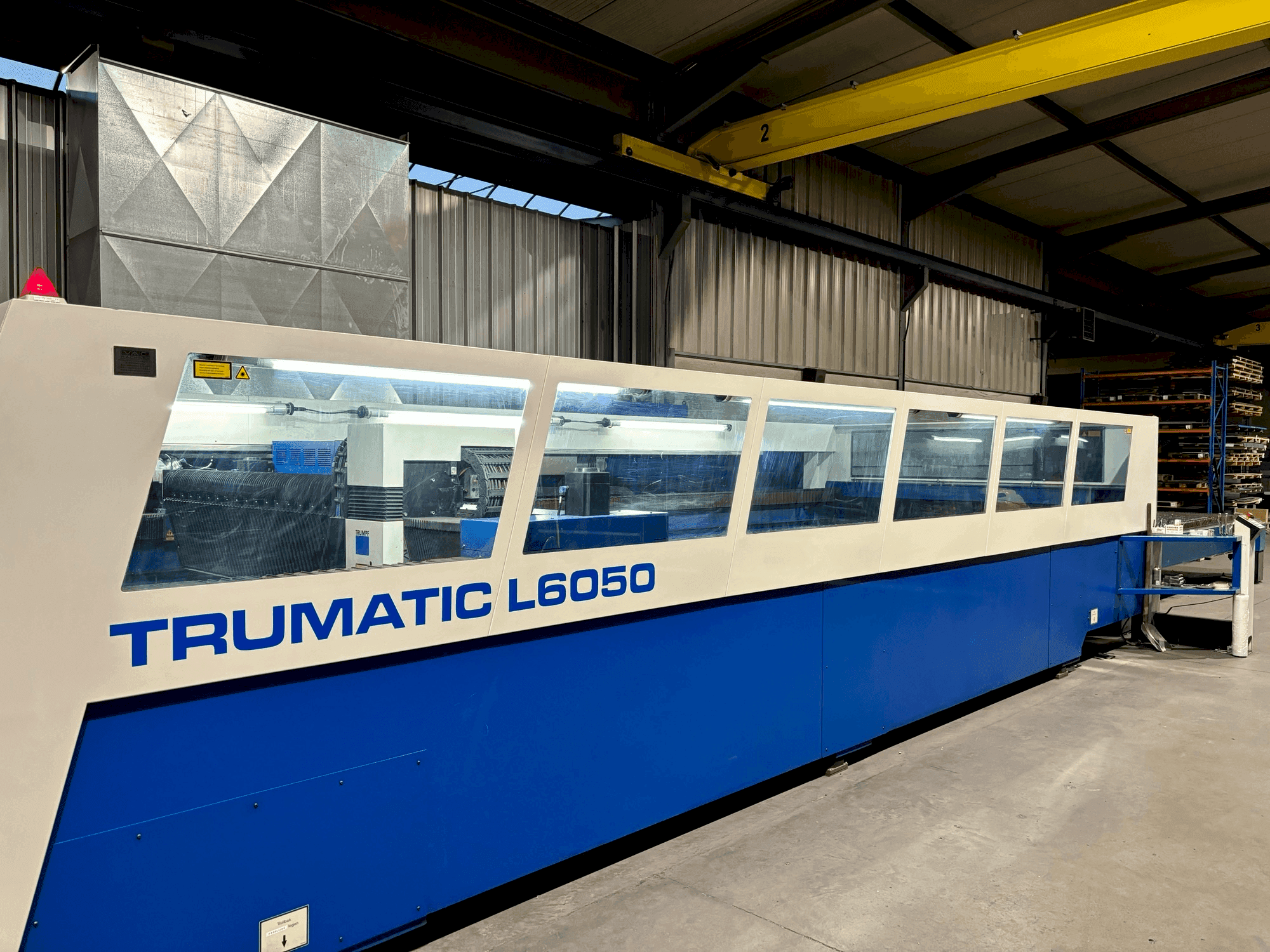 TRUMPF Trumatic L6050 Mašinos vaizdas iš priekio