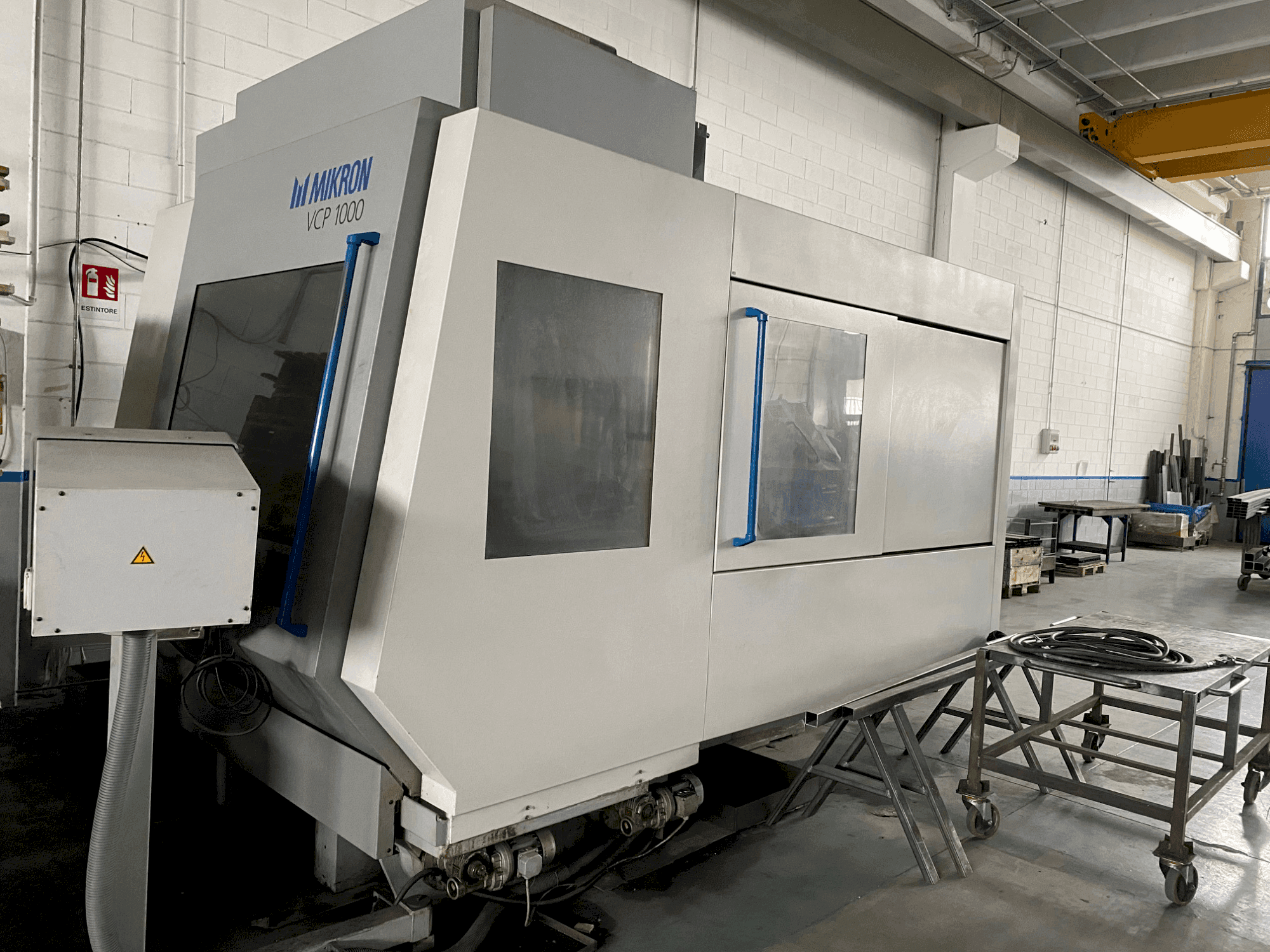 MIKRON VCP 1000 Mašinos vaizdas iš priekio