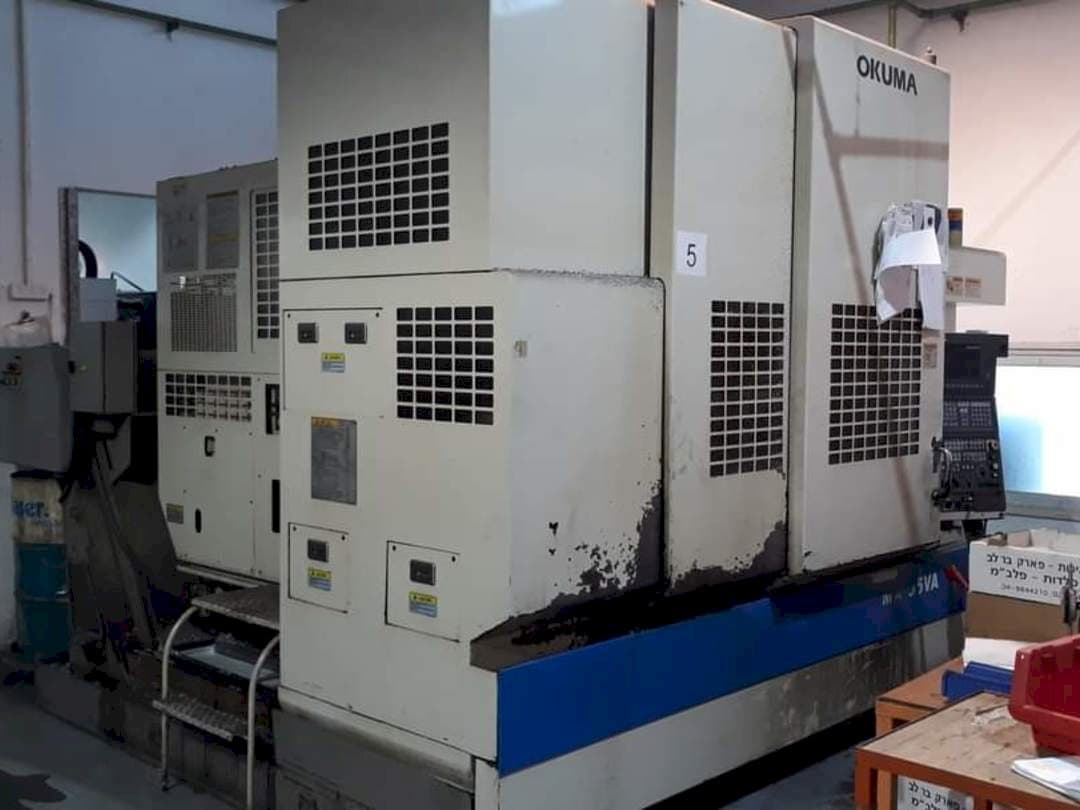 Okuma MX-55 VA Mašinos vaizdas iš priekio