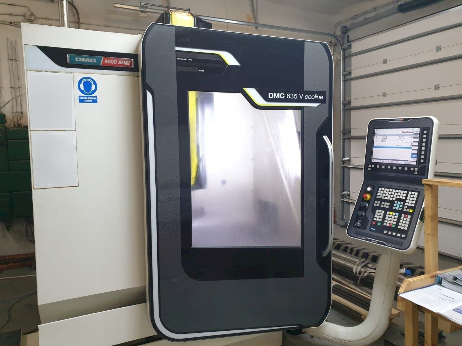 DMG DMC 635 V ecoline Mašinos vaizdas iš priekio