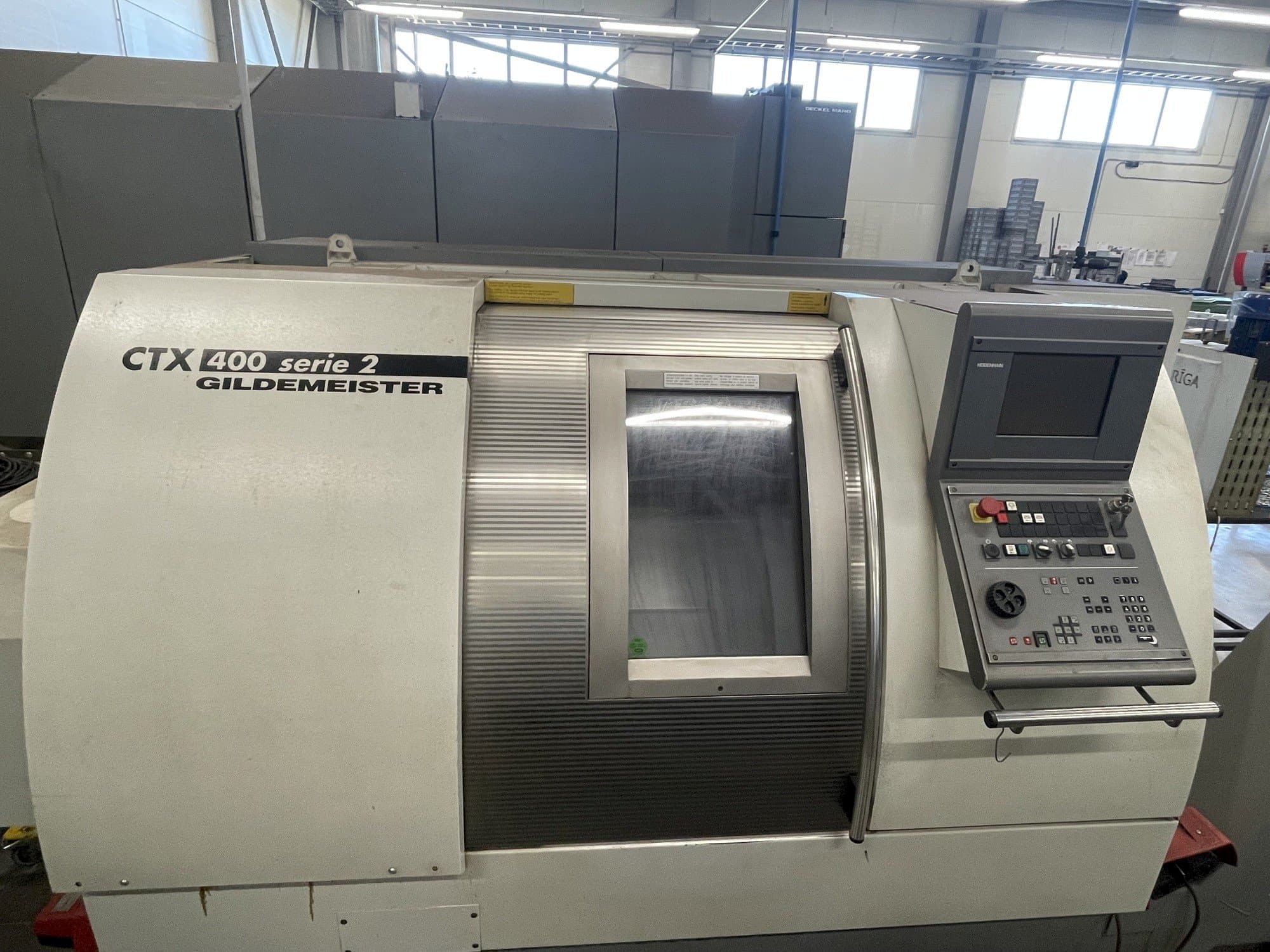 Gildemeister CTX 400 S2 Mašinos vaizdas iš priekio