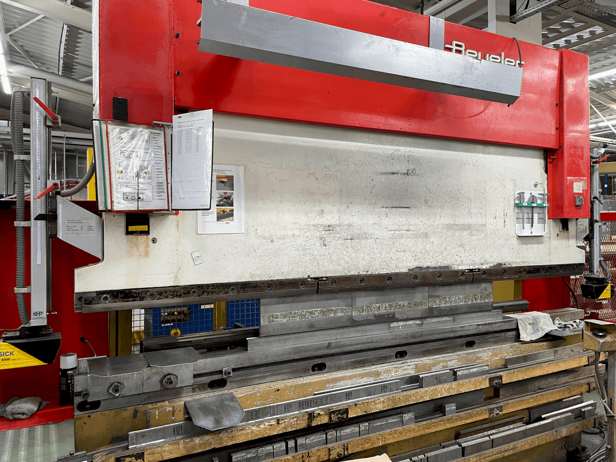 BEYELER RT 125 x 3100 Mašinos vaizdas iš priekio