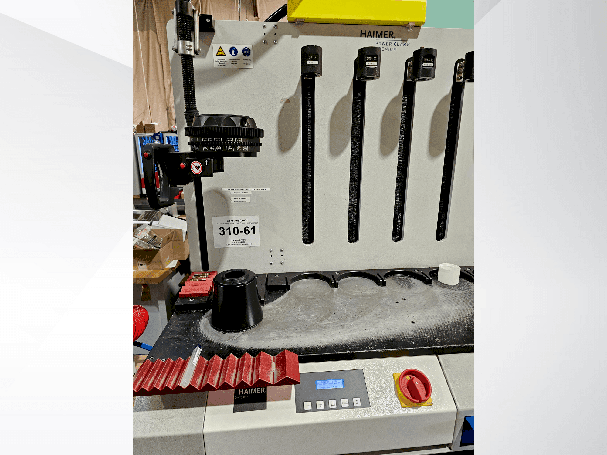 HAIMER PC 2011 Premium Mašinos vaizdas iš priekio