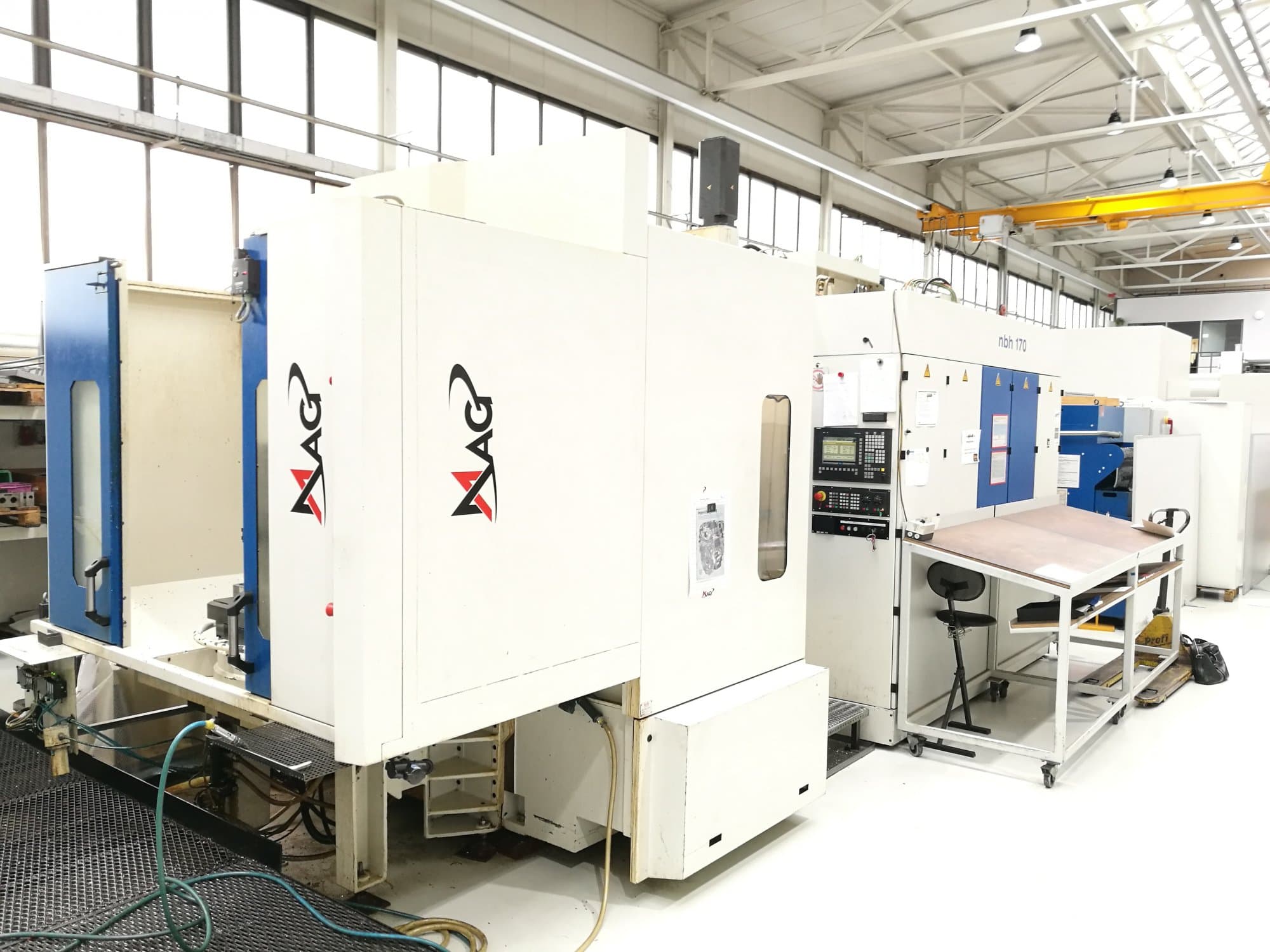 Hueller Hille NBH 170 Mašinos kairės pusės vaizdas