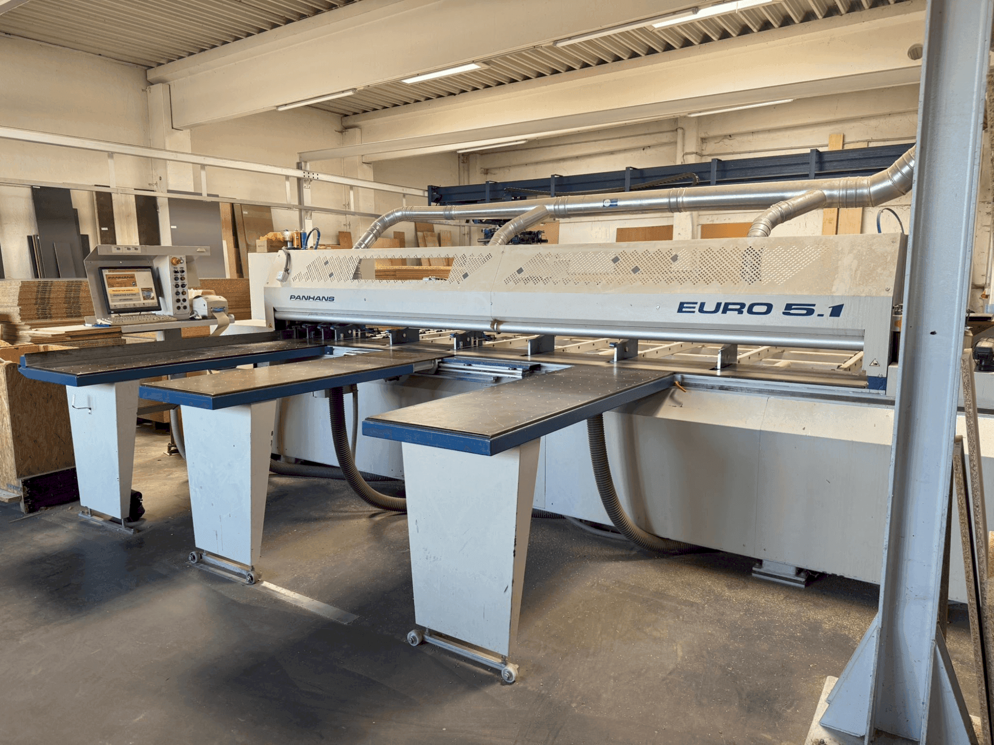 PANHANS Euro 5.1 + MLB 100 Mašinos vaizdas iš priekio