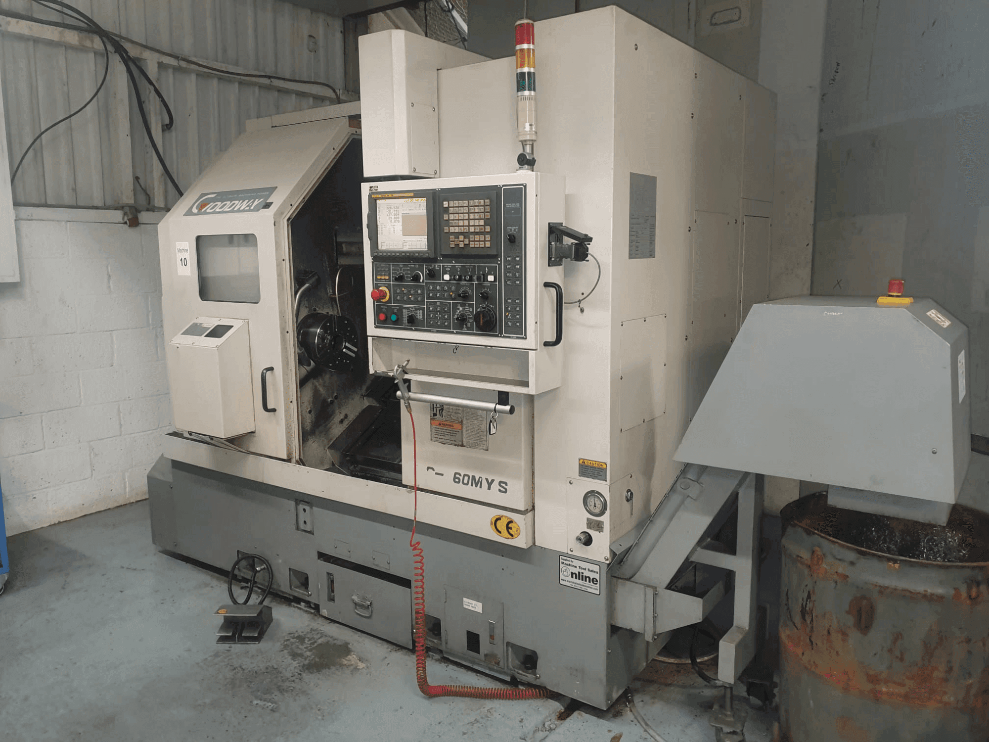 Goodway GS-260MYS Mašinos vaizdas iš priekio