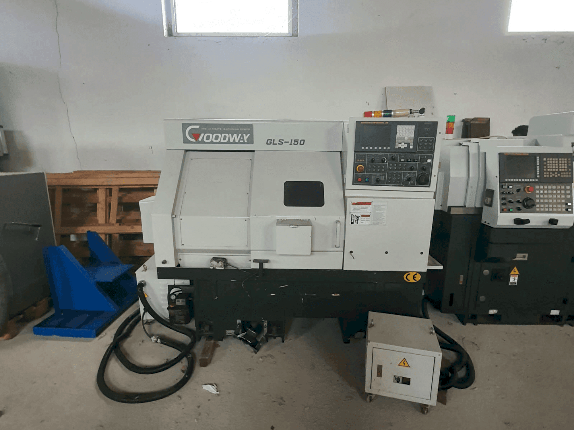 Goodway GLS-150 M Mašinos vaizdas iš priekio