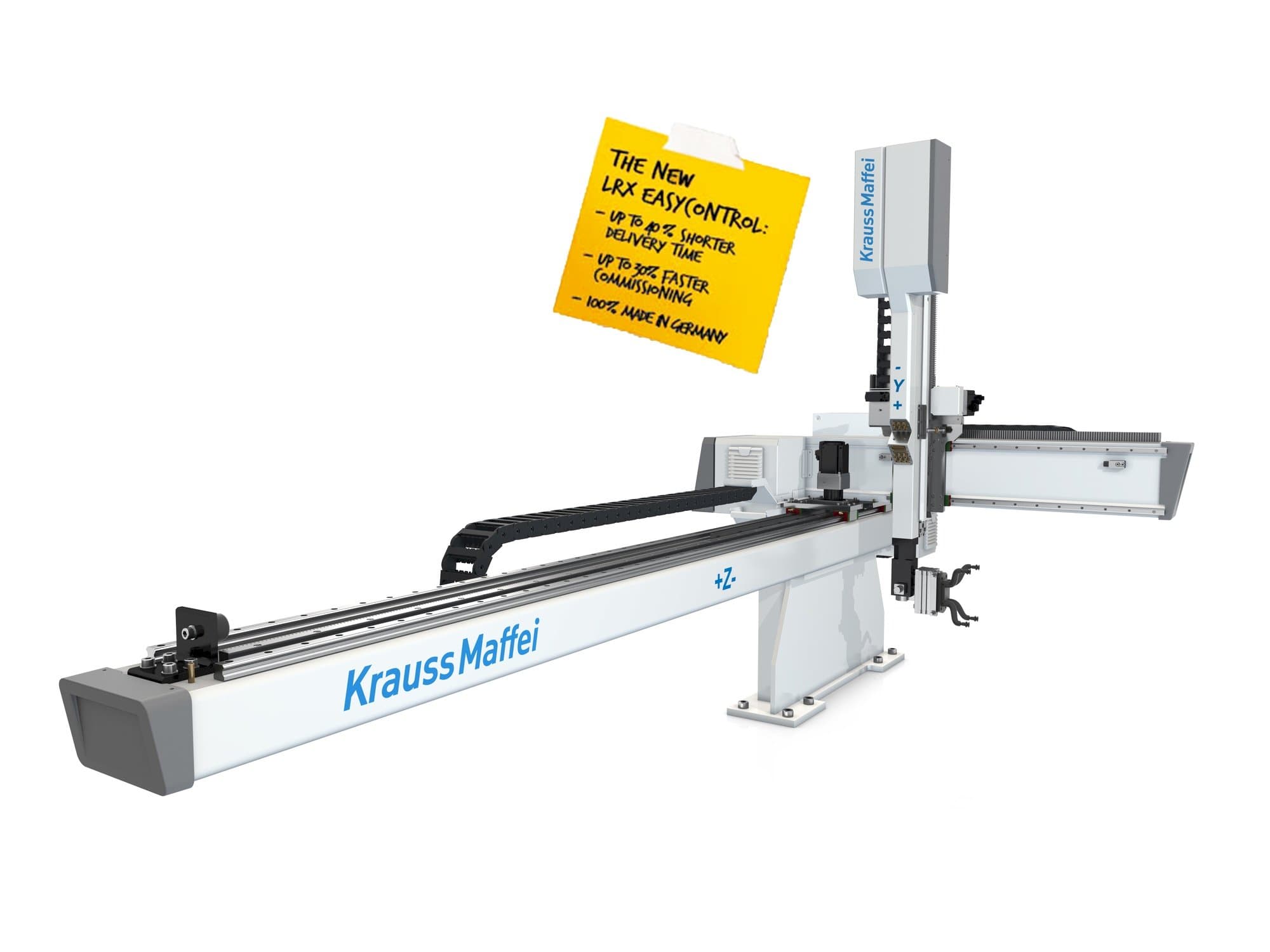 Krauss Maffei LRX EasyControl 50 Mašinos vaizdas iš priekio