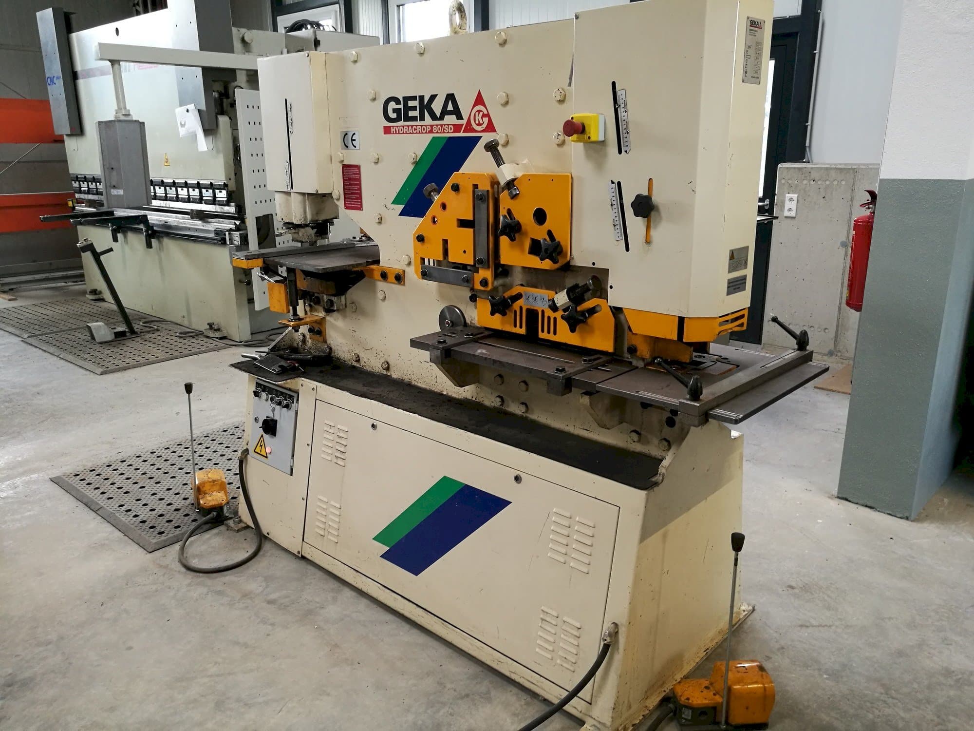 GEKA Hydracrop 80 SD Mašinos vaizdas iš priekio