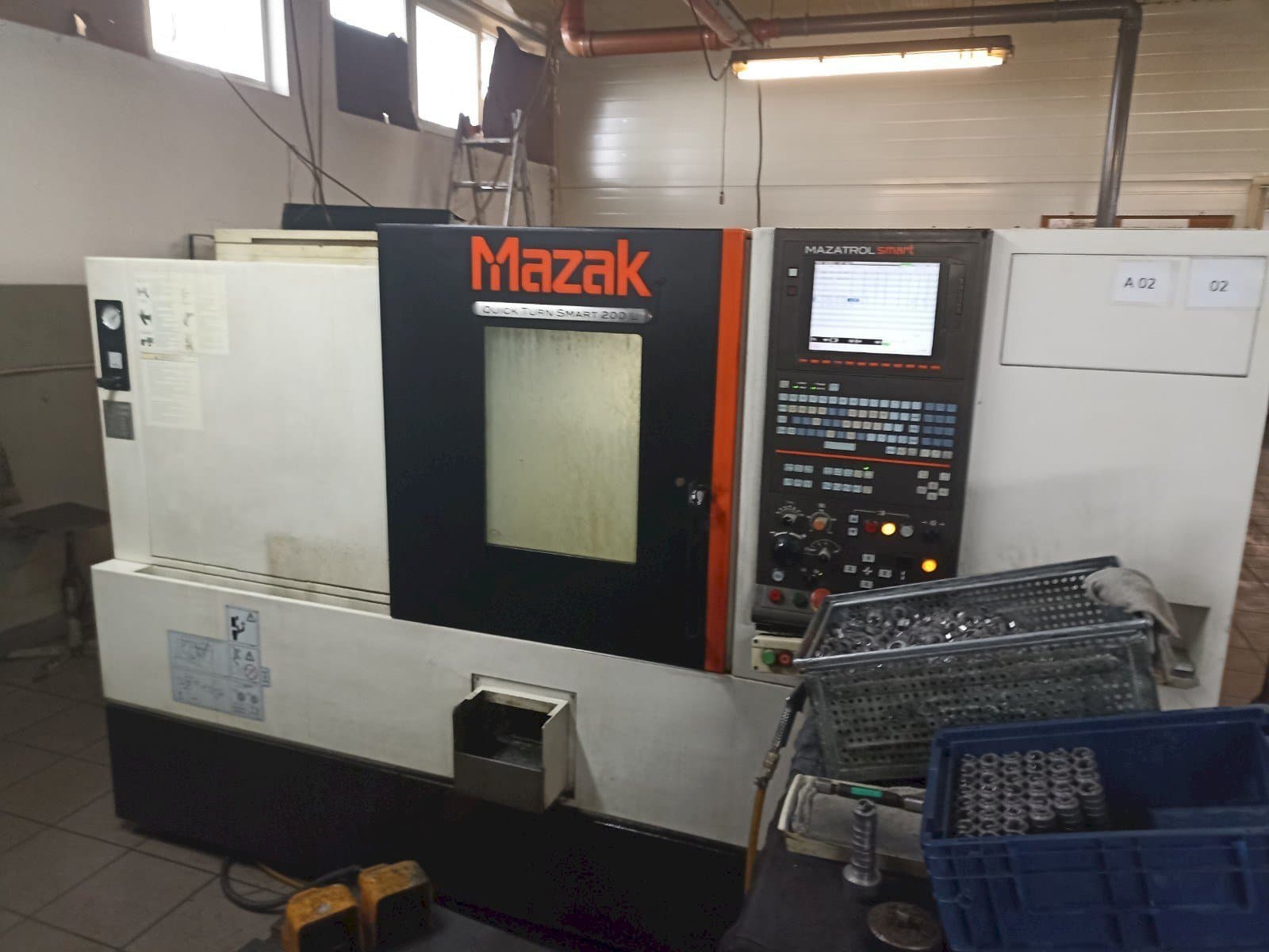 Mazak Quick Turn Smart 200L Mašinos vaizdas iš priekio