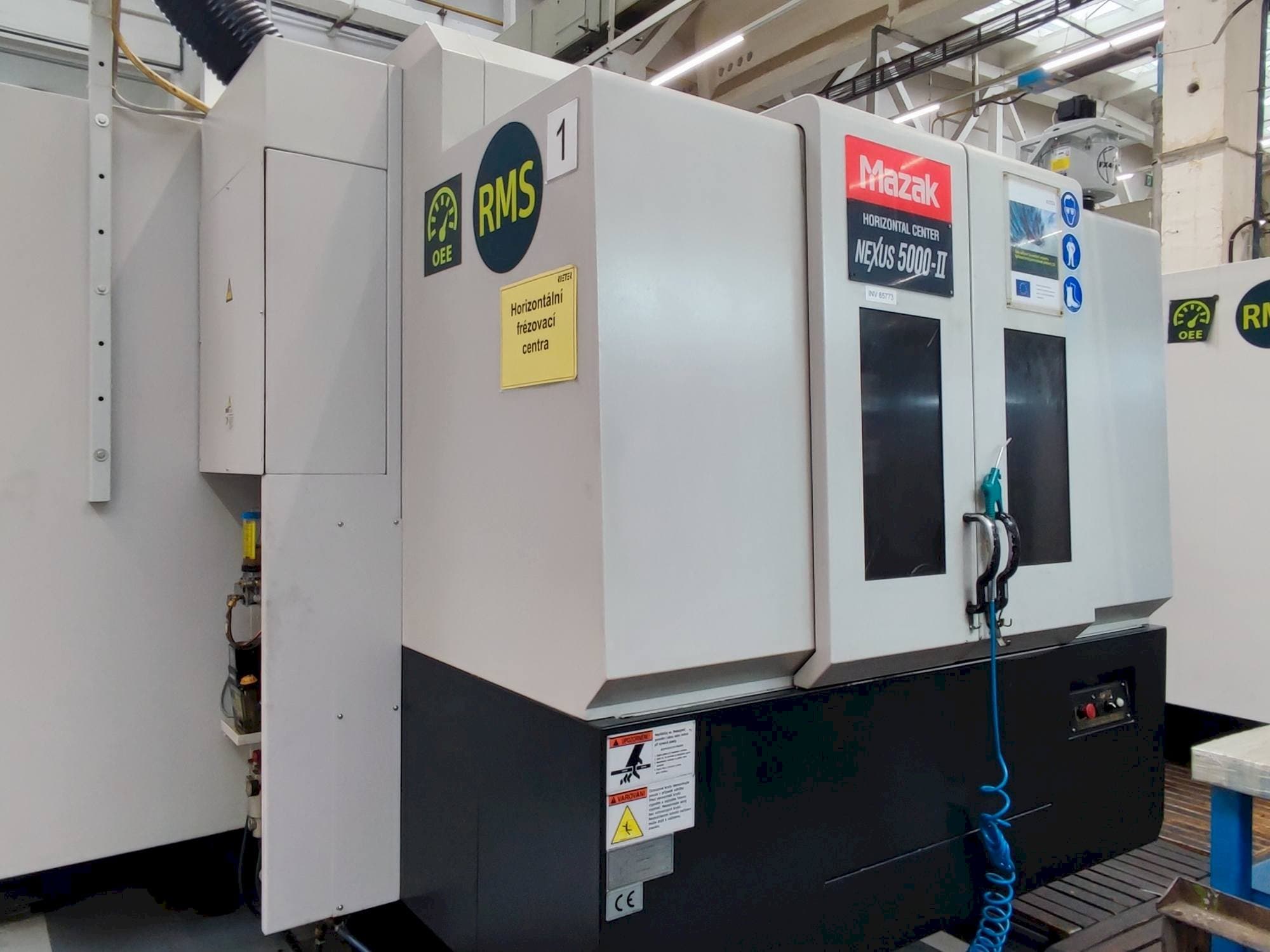 Mazak HCN 5000-II Mašinos kairės pusės vaizdas