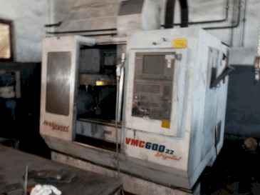 Bridgeport CMV600 22 digital Mašinos vaizdas iš priekio