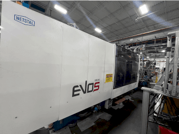 Netstal EVOS 5500-2900 Speed Mašinos vaizdas iš priekio