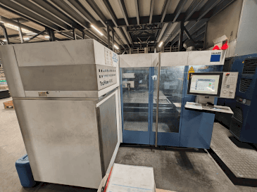 TRUMPF TruLaser 3030 Mašinos vaizdas iš priekio