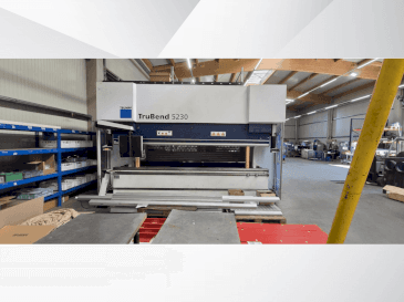TRUMPF TruBend 5230 Mašinos vaizdas iš priekio