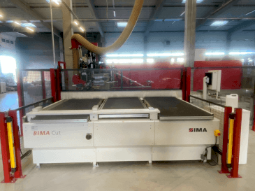 IMA BIMA CUT 145/330 Mašinos vaizdas iš priekio