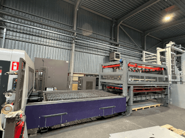Bystronic ByTrans 3015 Standard Mašinos vaizdas iš priekio
