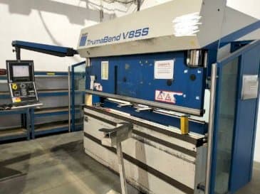 Trumpf TrumaBend V85S Mašinos vaizdas iš priekio