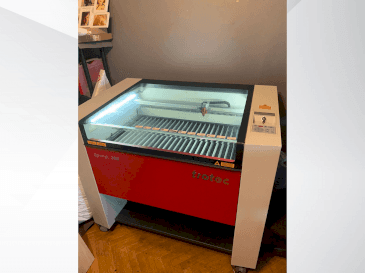 Trotec Speedy 360 Mašinos vaizdas iš priekio