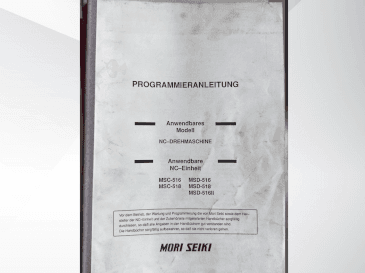 MORI SEIKI SL-15MC Mašinos vaizdas iš priekio