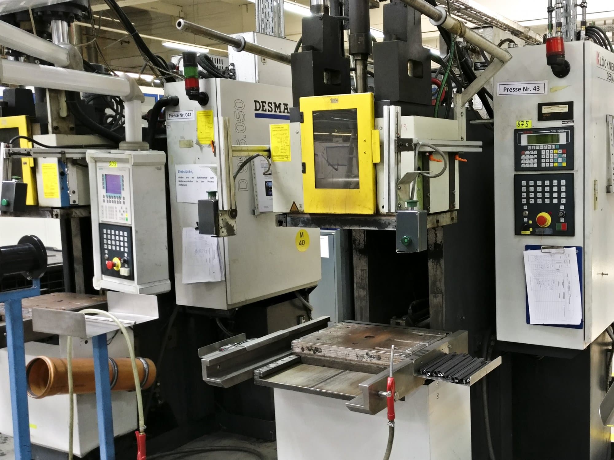 Kloeckner Desma 956.050 Mašinos dešinės pusės vaizdas