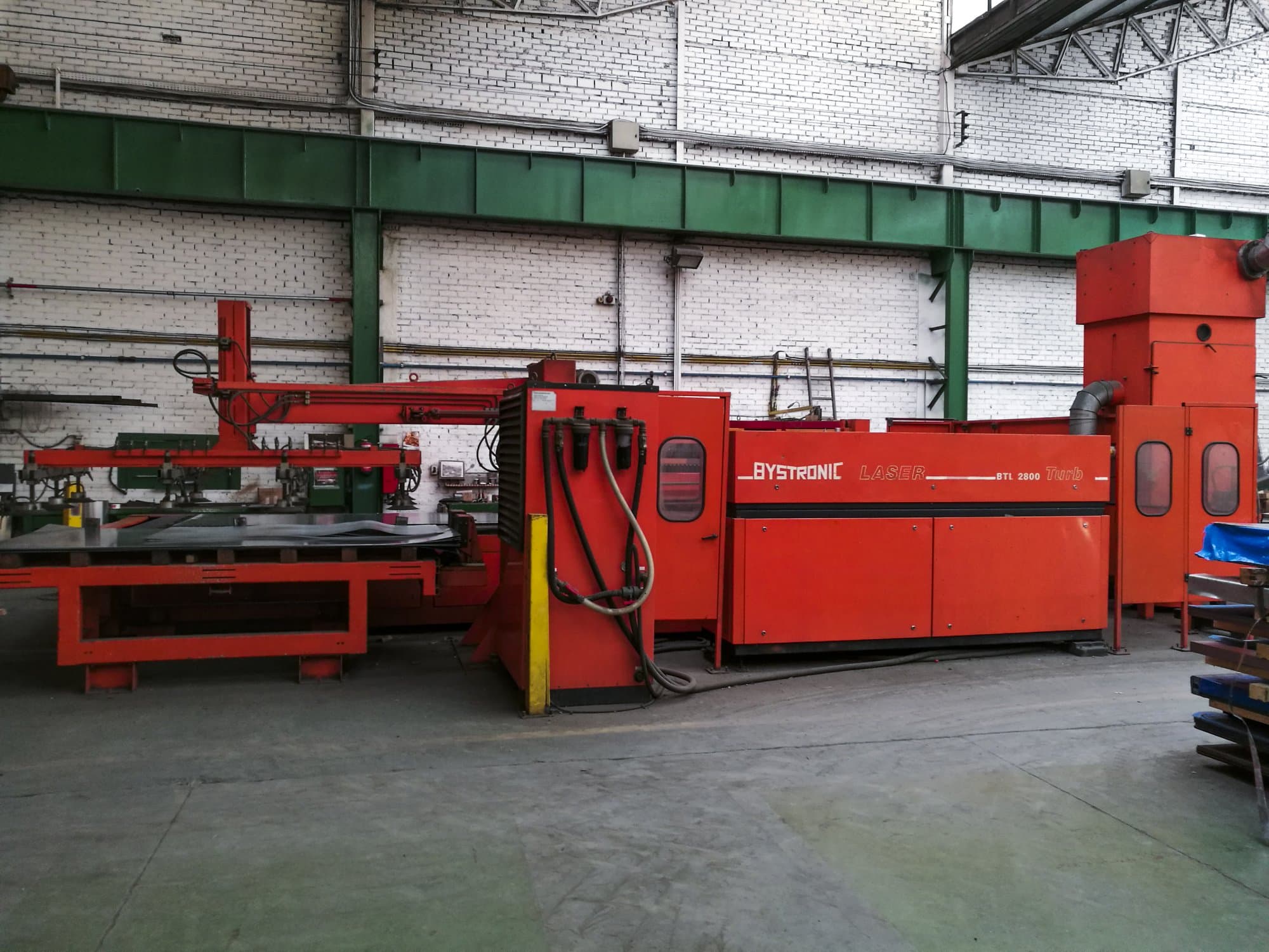 Bystronic Bystar 3015 BTL 2800 Mašinos darbo patalpa